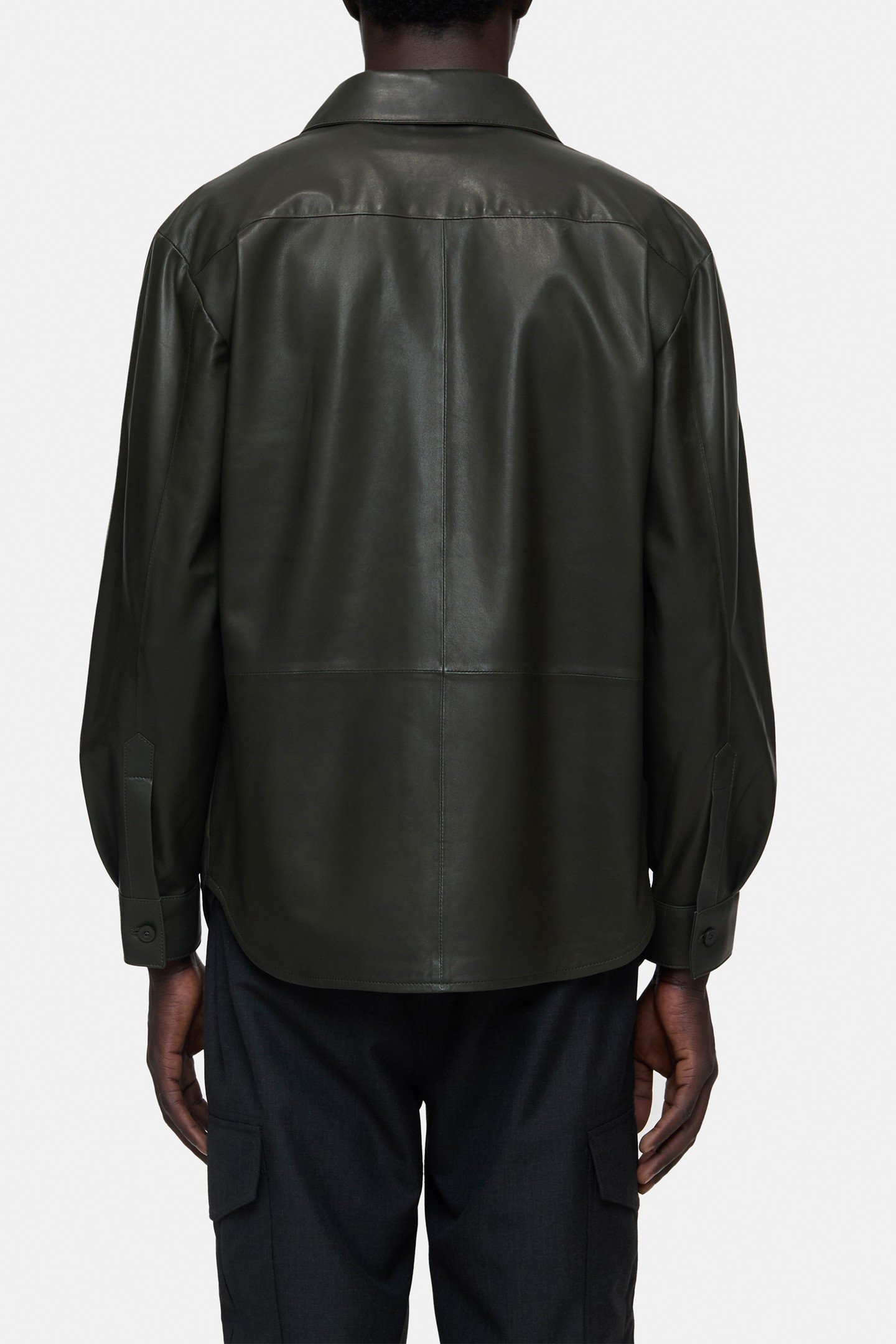 RELAXED UTILITY SHIRT & BLOUSES TAPENADE GREY 3