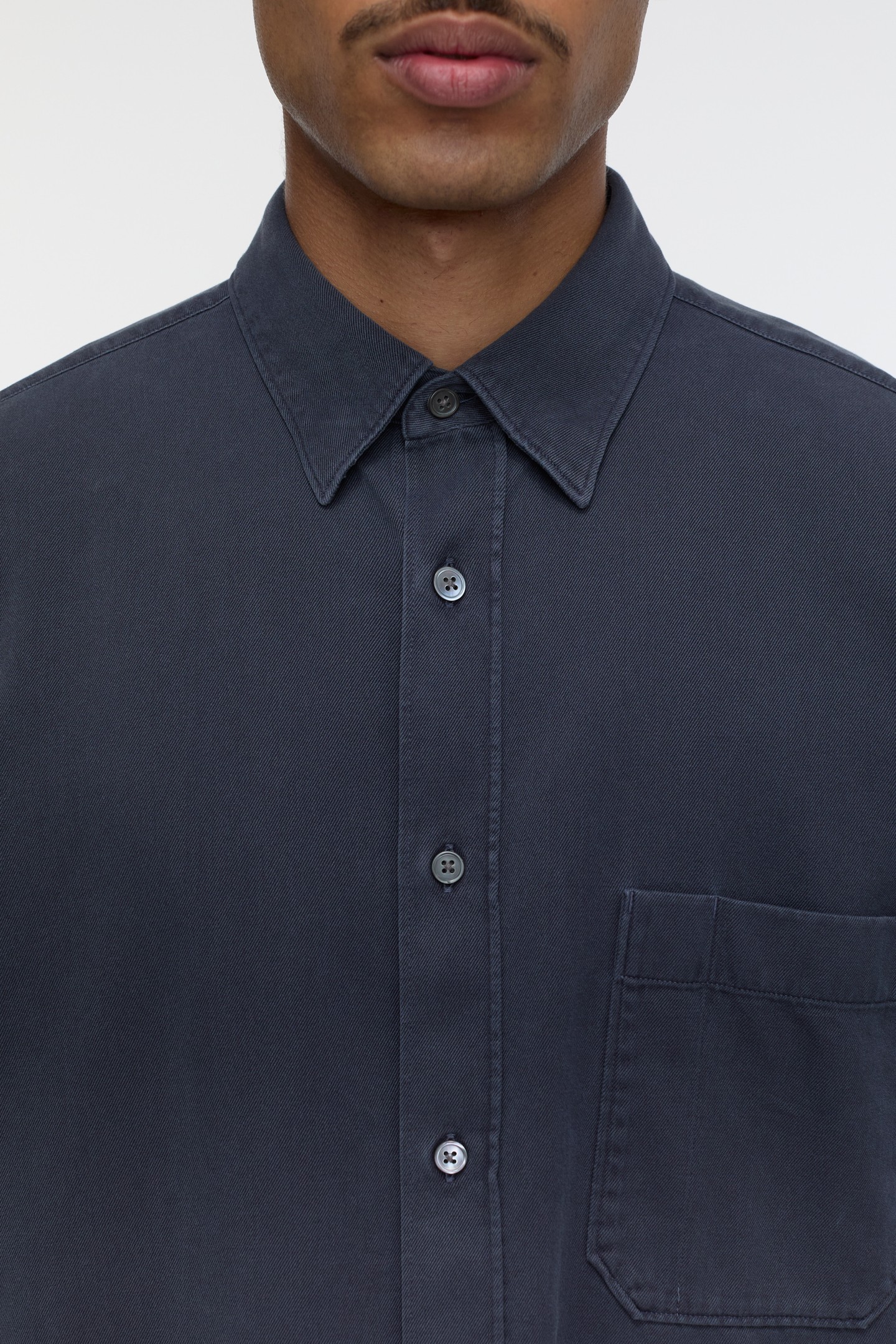 FORMAL ARMY SHIRT & BLOUSES SMOKEY BLUE 5