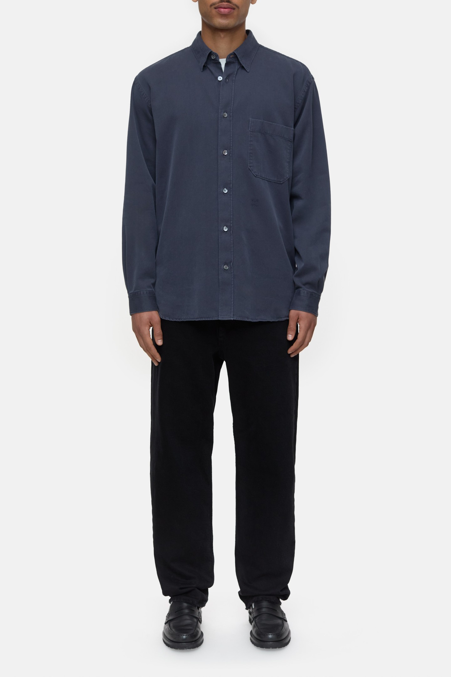 FORMAL ARMY SHIRT & BLOUSES SMOKEY BLUE 2