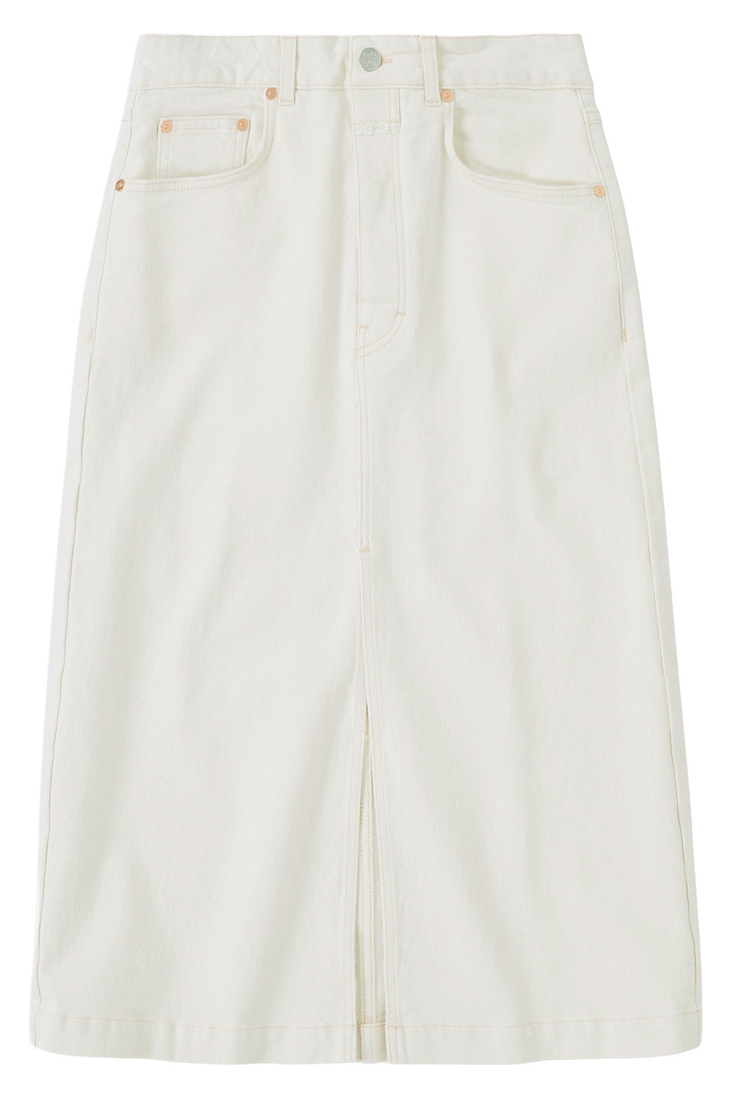 LOW WAIST SKIRT IVORY 1