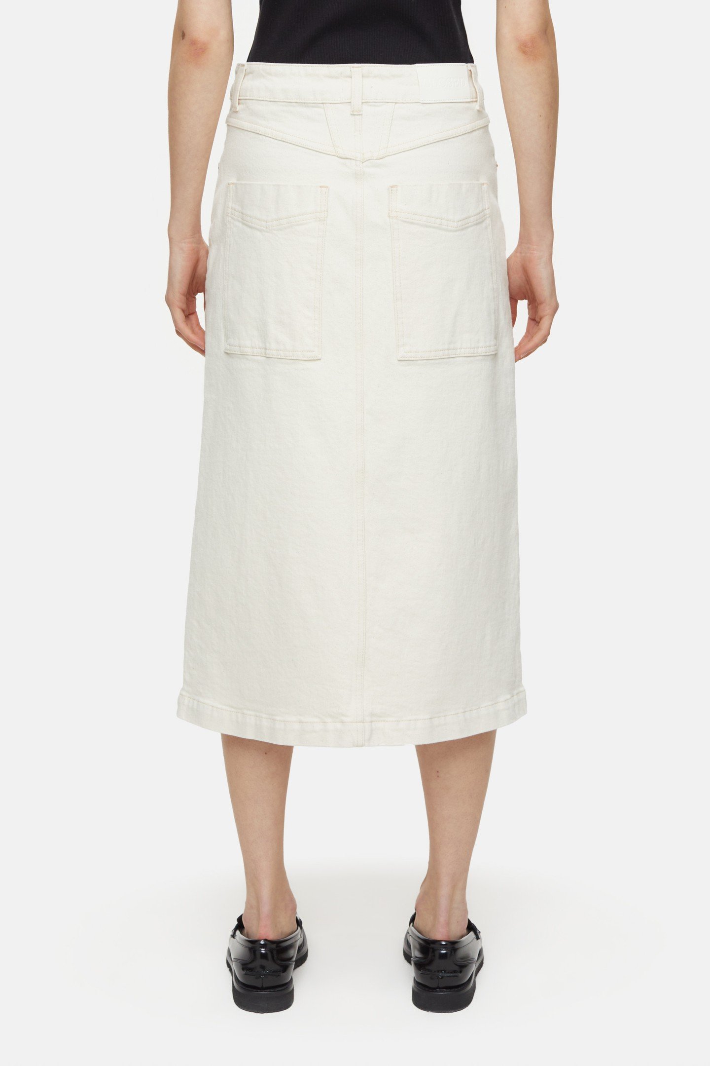 LOW WAIST SKIRT IVORY 4