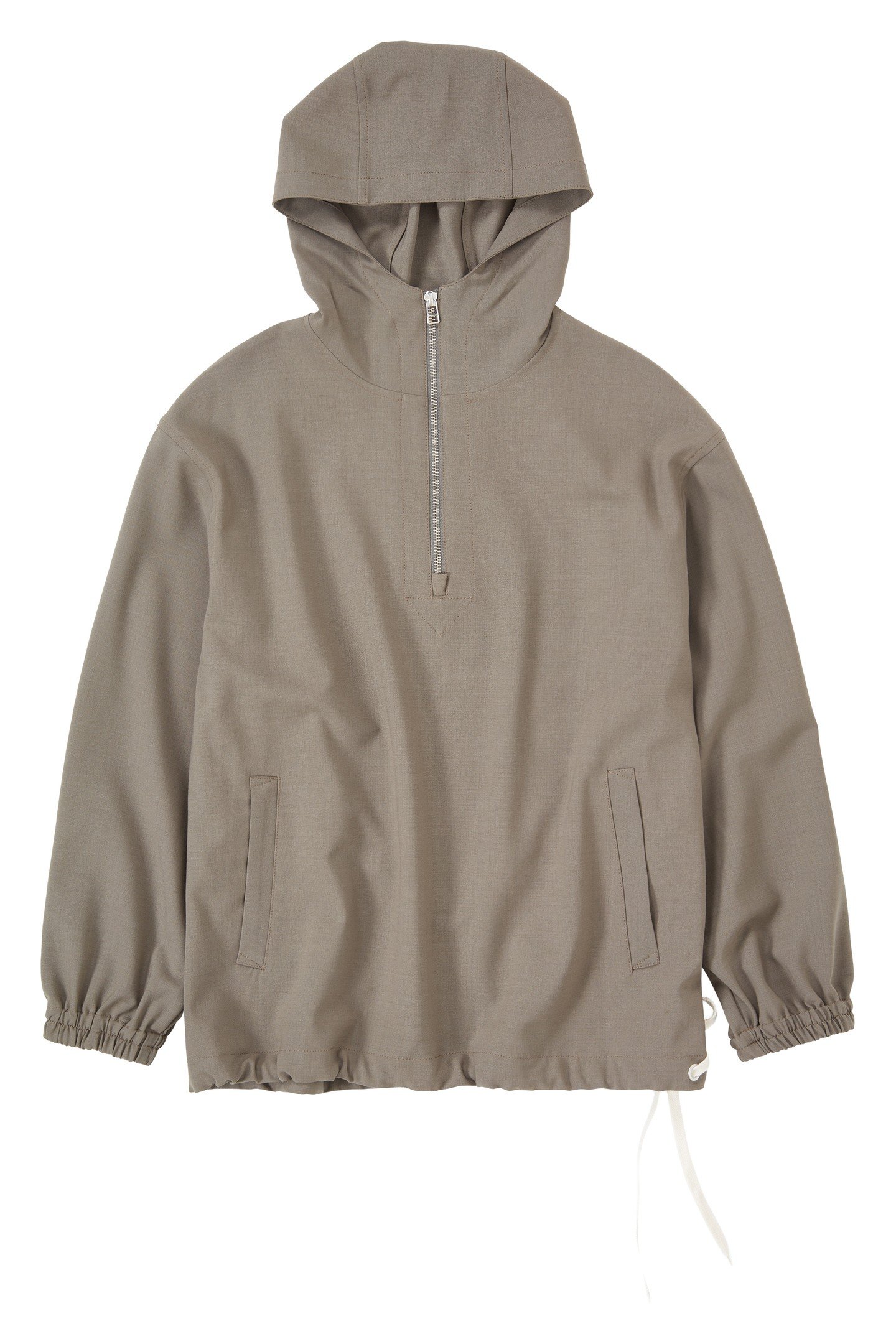 WOVEN HOODIE SHIRTS & BLOUSES HERITAGE GREY 4