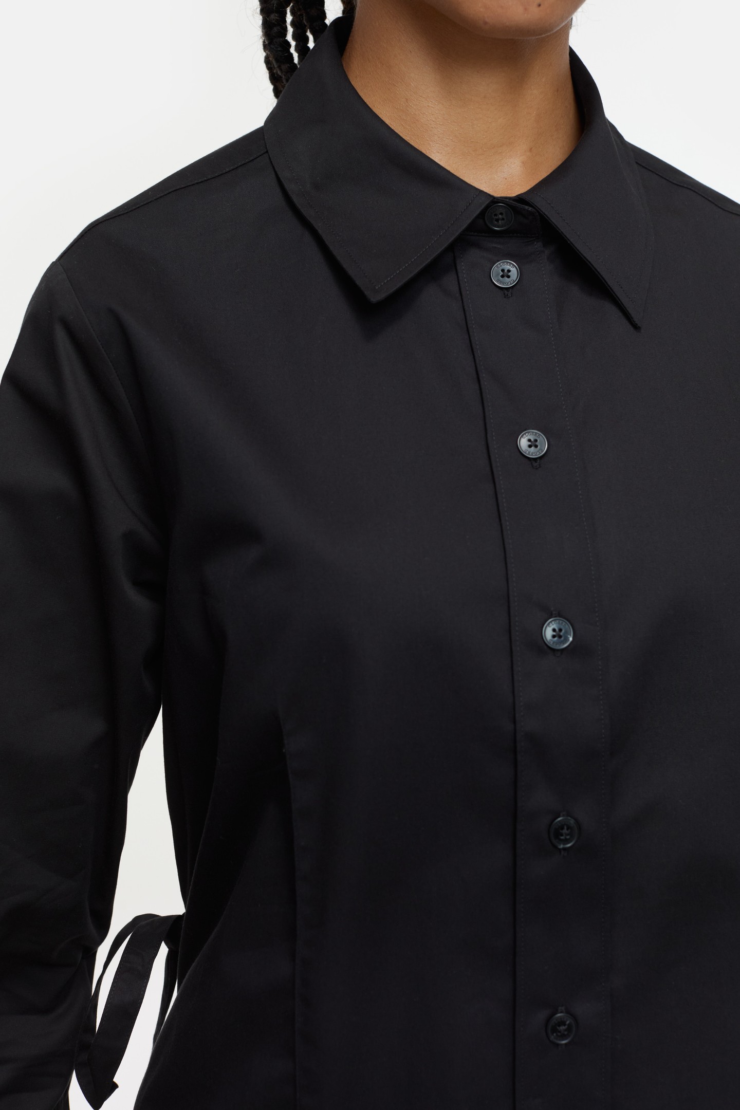 ELONGATED SHIRT & BLOUSES BLACK 3