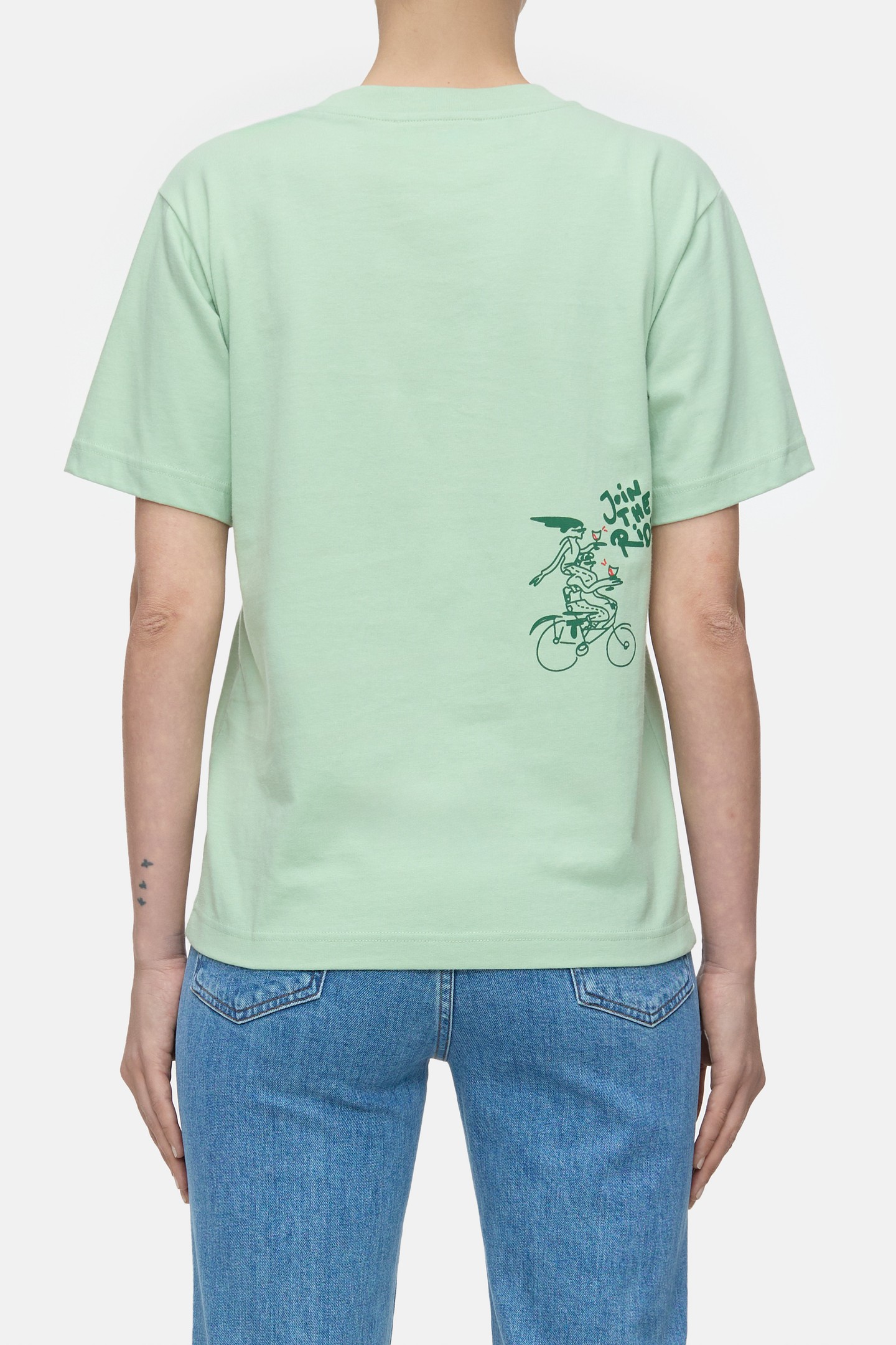 PRINTED T-SHIRT T-SHIRTS GIADA GREEN 3
