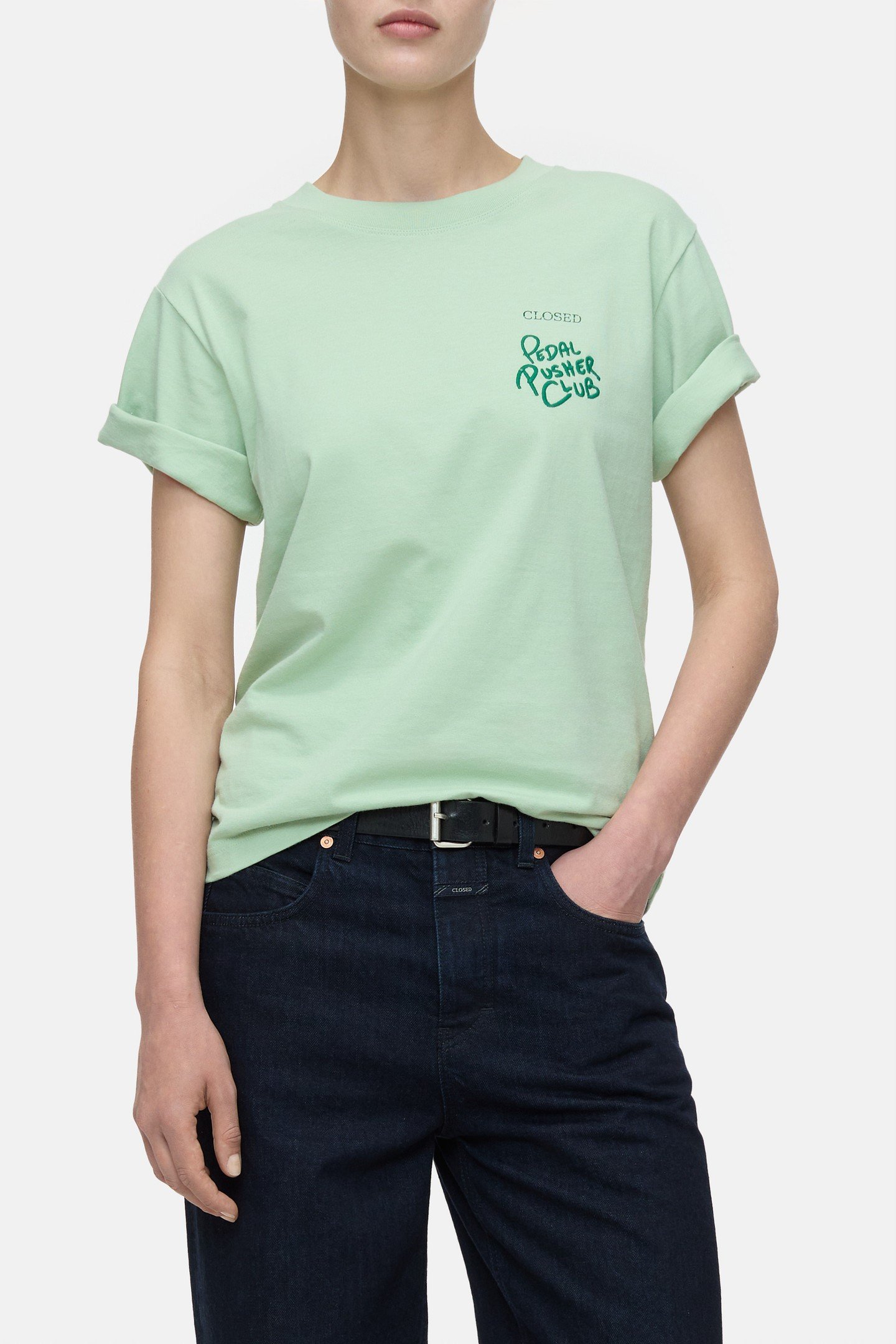 PRINTED T-SHIRT T-SHIRTS GIADA GREEN by Closed