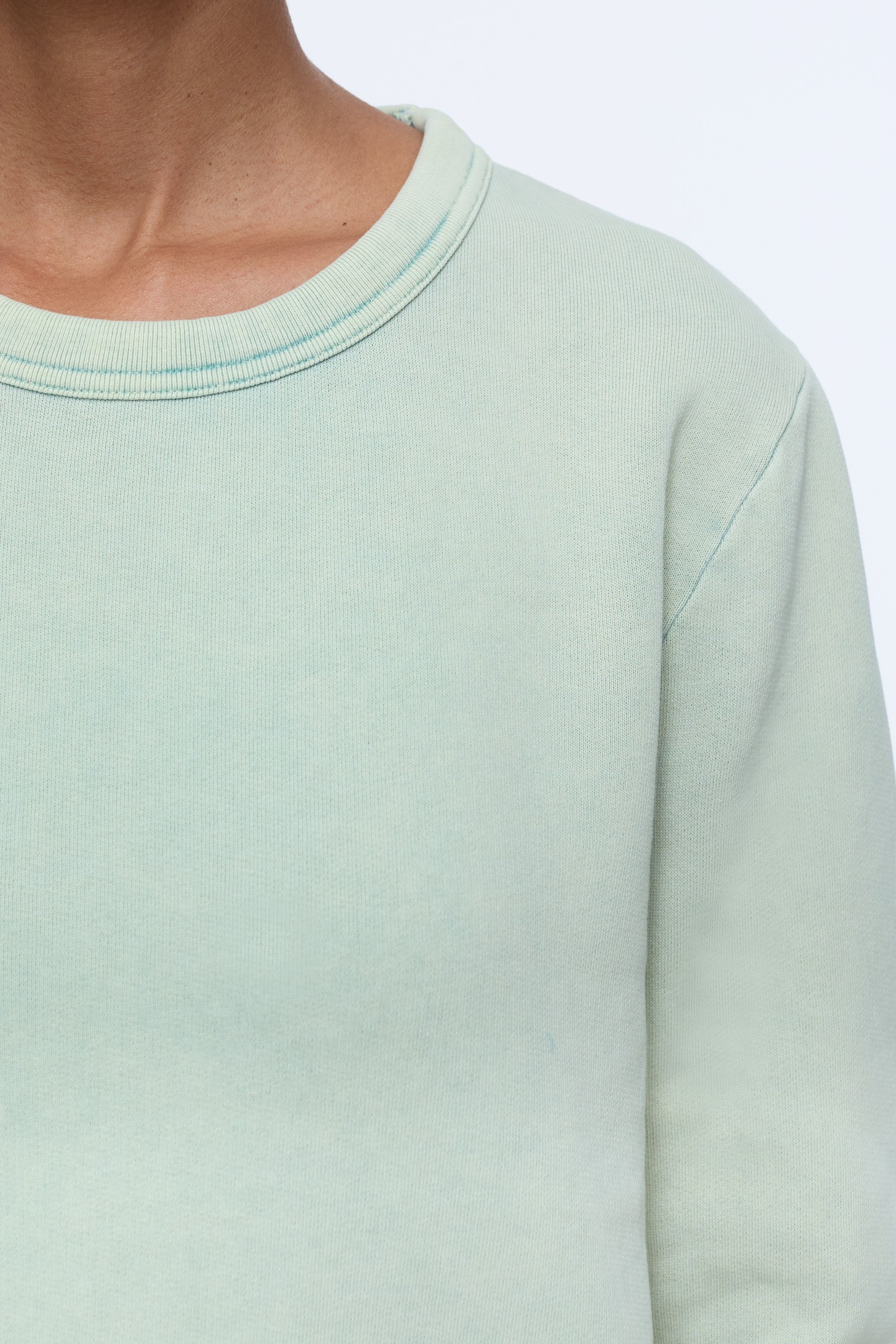 FITTED CREWNECK T-SHIRTS GIADA GREEN 3