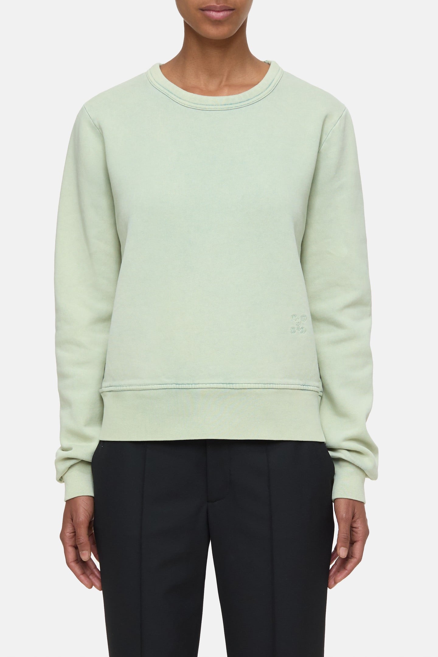 FITTED CREWNECK T-SHIRTS GIADA GREEN 1