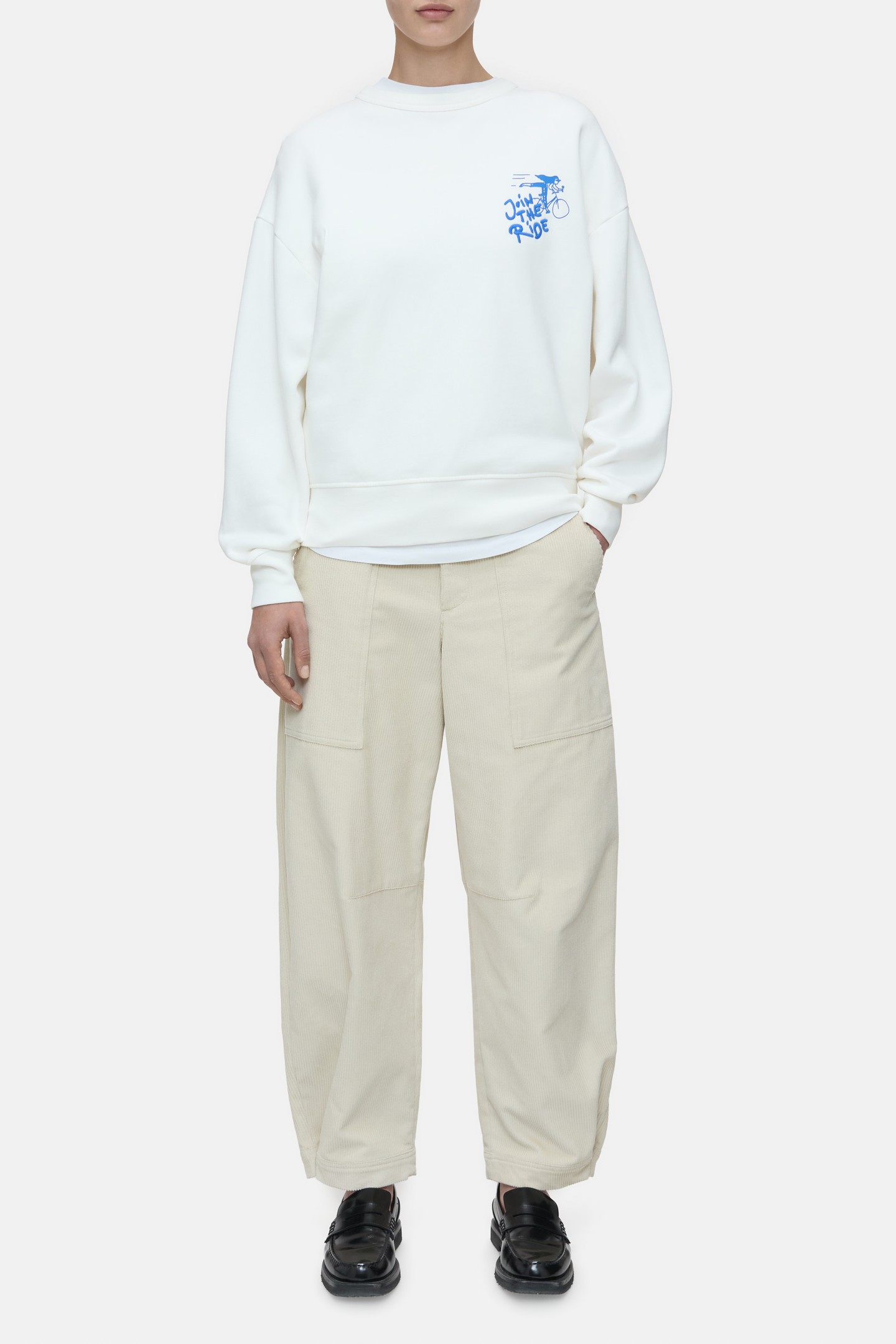 PRINTED CREWNECK T-SHIRTS IVORY 2