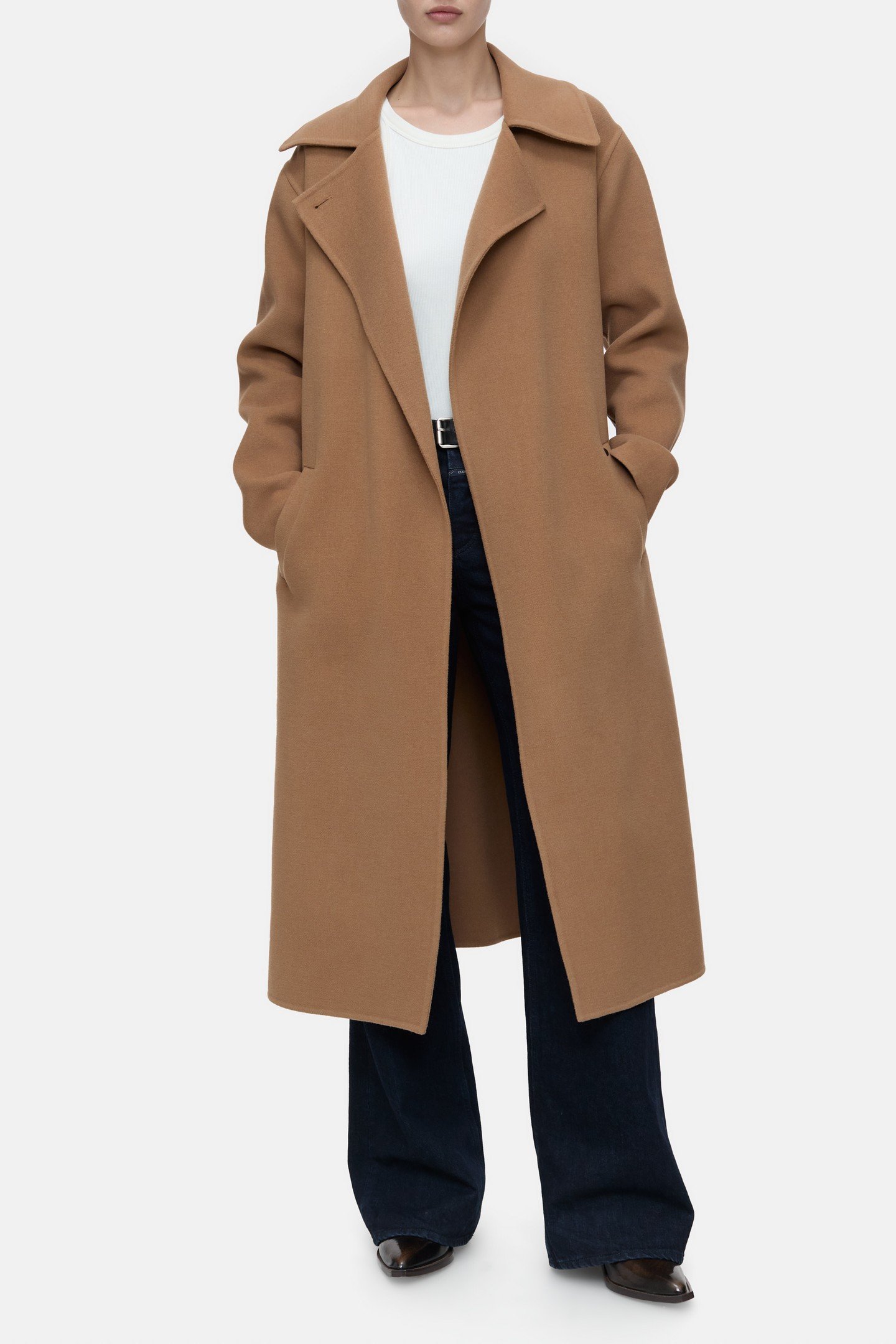 WRAP COAT JACKET BISCOTTI BROWN 6