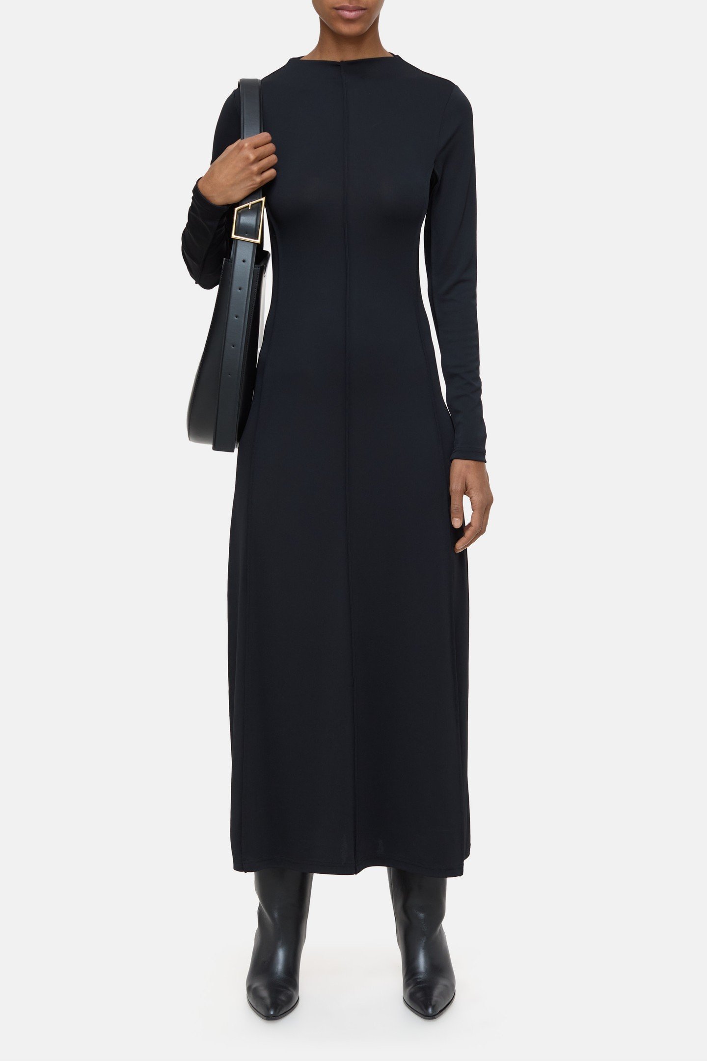 JERSEY DRESS BLACK 1