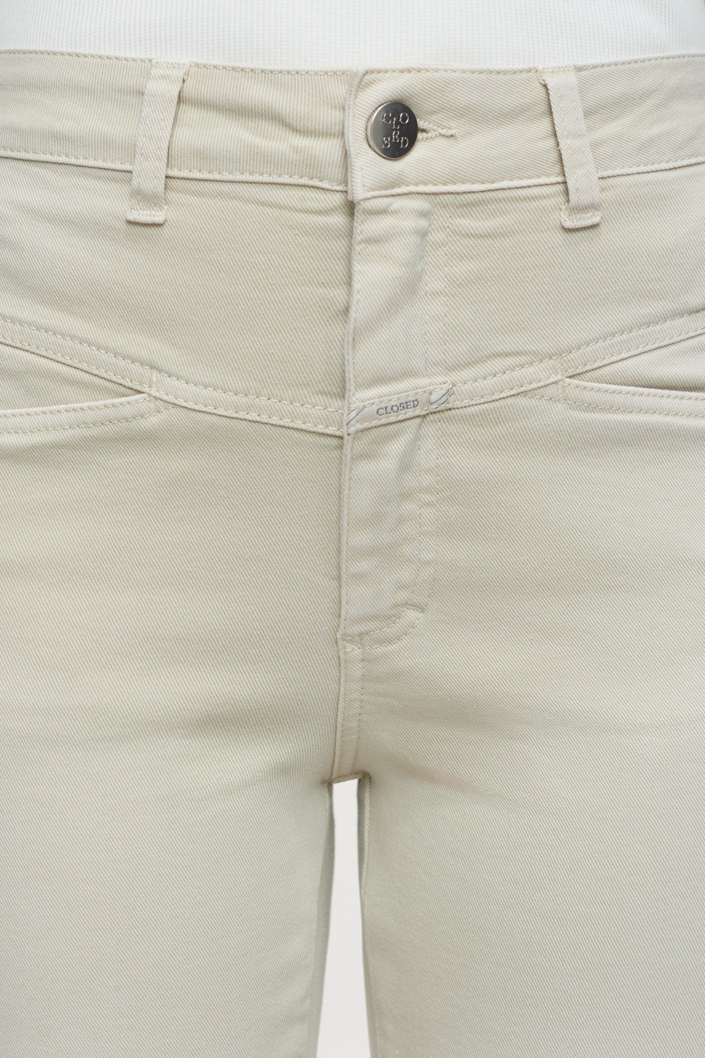 PEDAL PUSHER JEANS SABBIA BEIGE 2