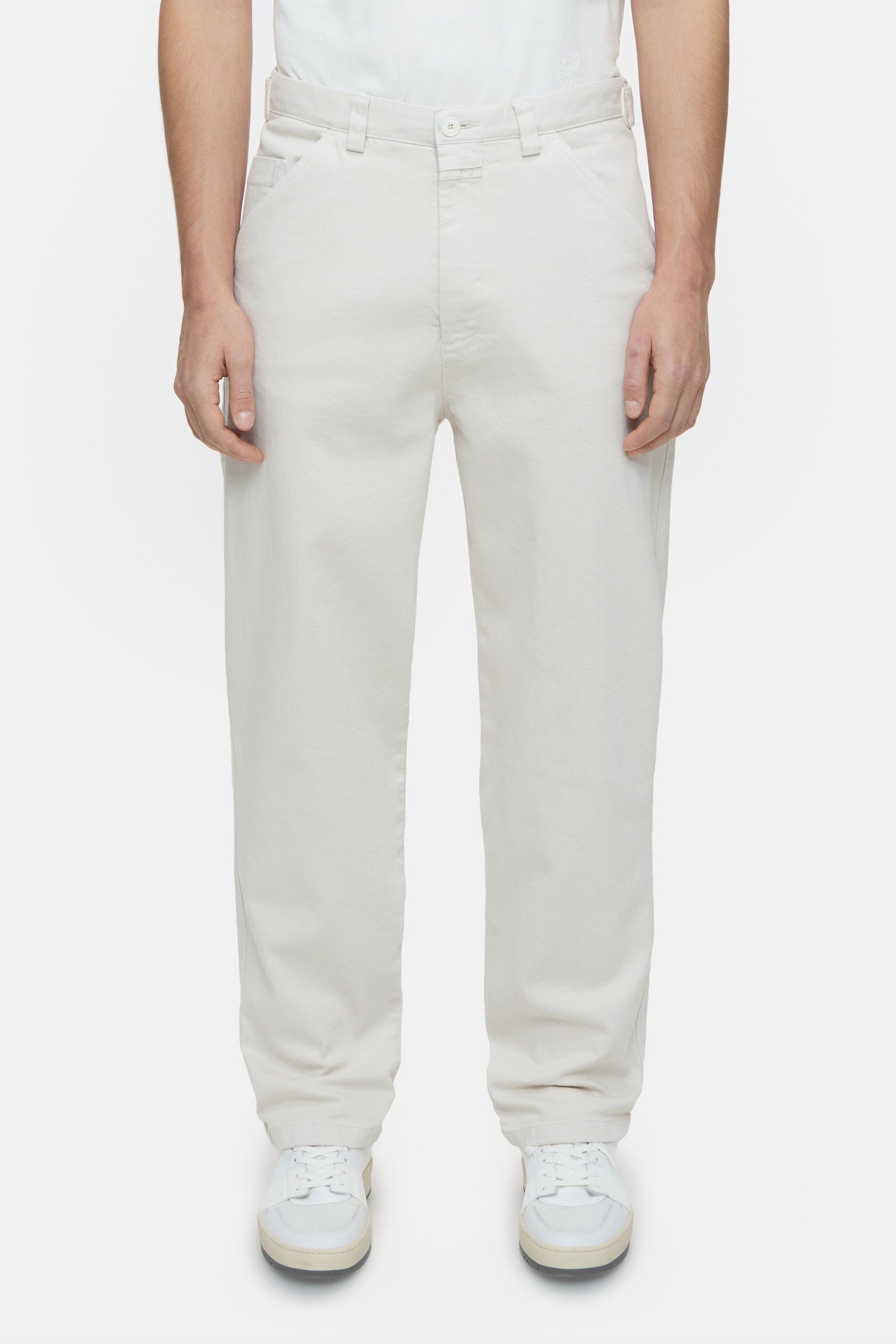 DOVER TAPERED PANTS IVORY 1
