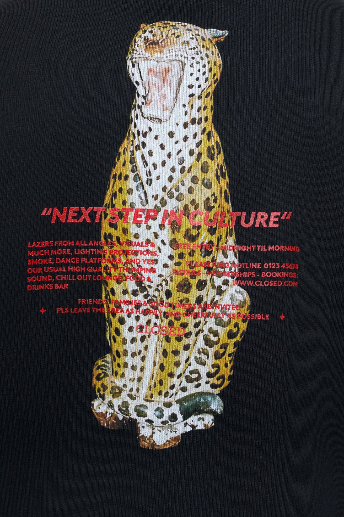 PRINTED SWEATSHIRT T-SHIRTS BLACK 3