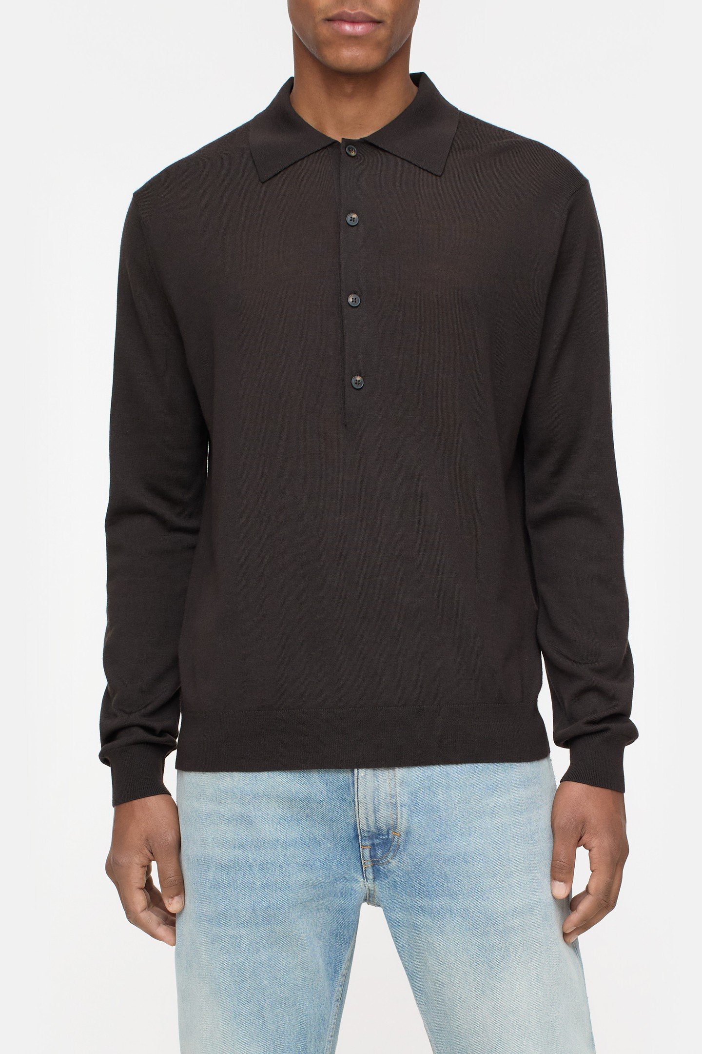 POLO JUMPER KNITS EBONY 2