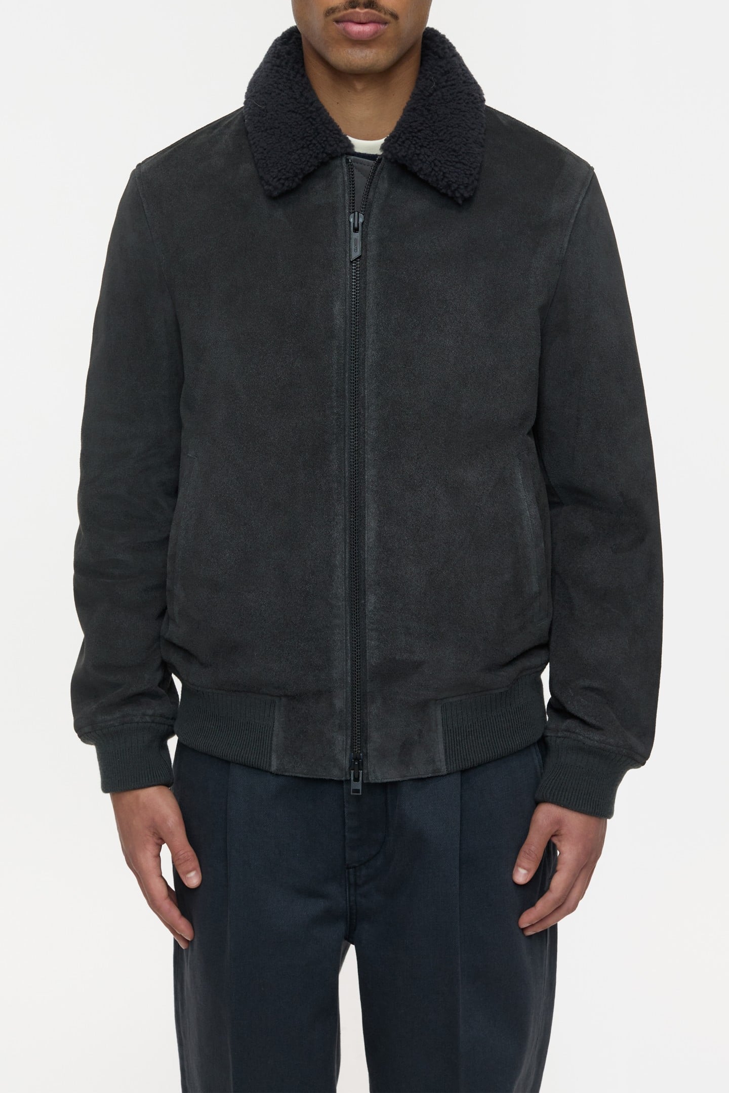 LEATHER JACKET SHADOW BLUE 3