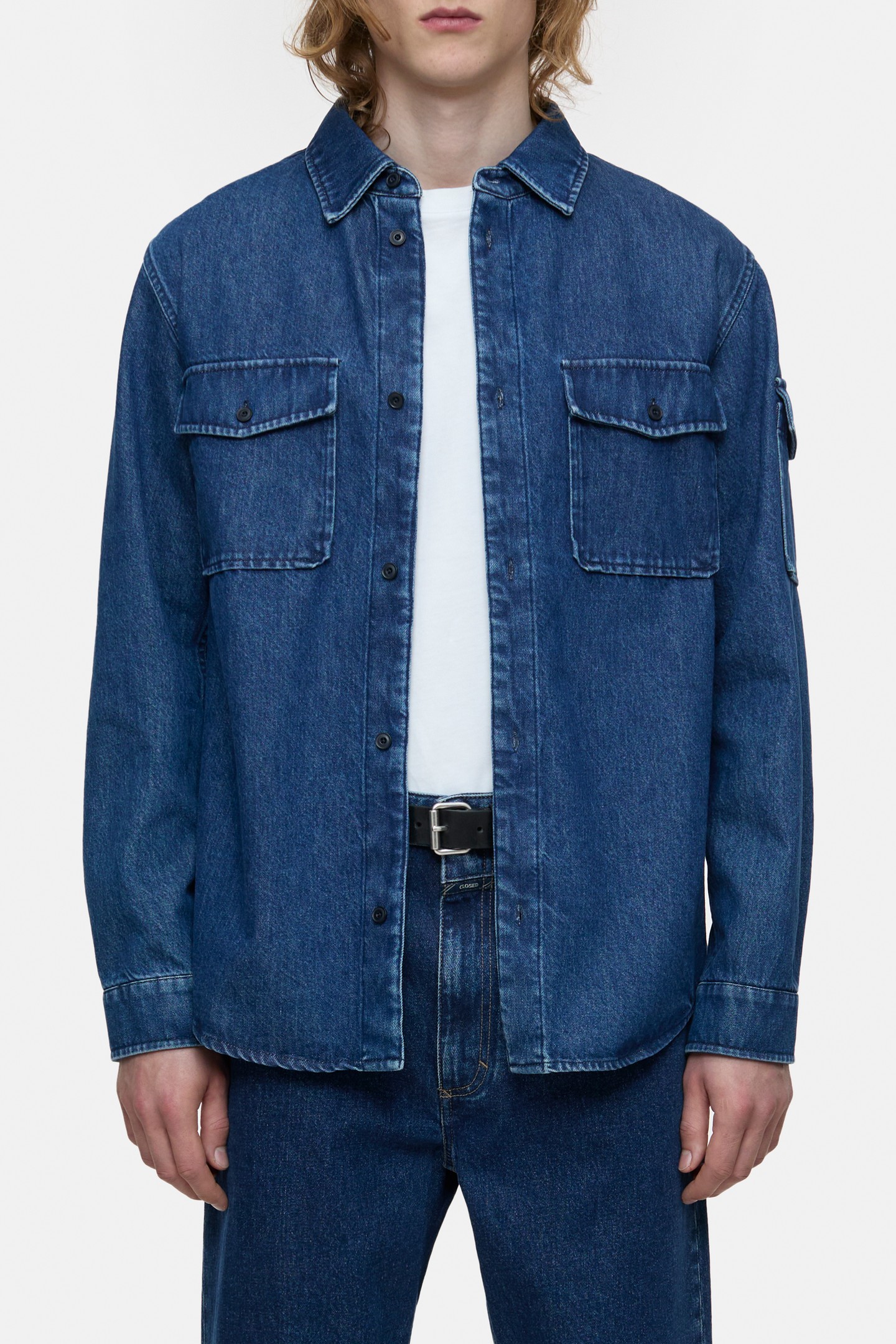 ARMY SHIRT & BLOUSES DARK BLUE 1