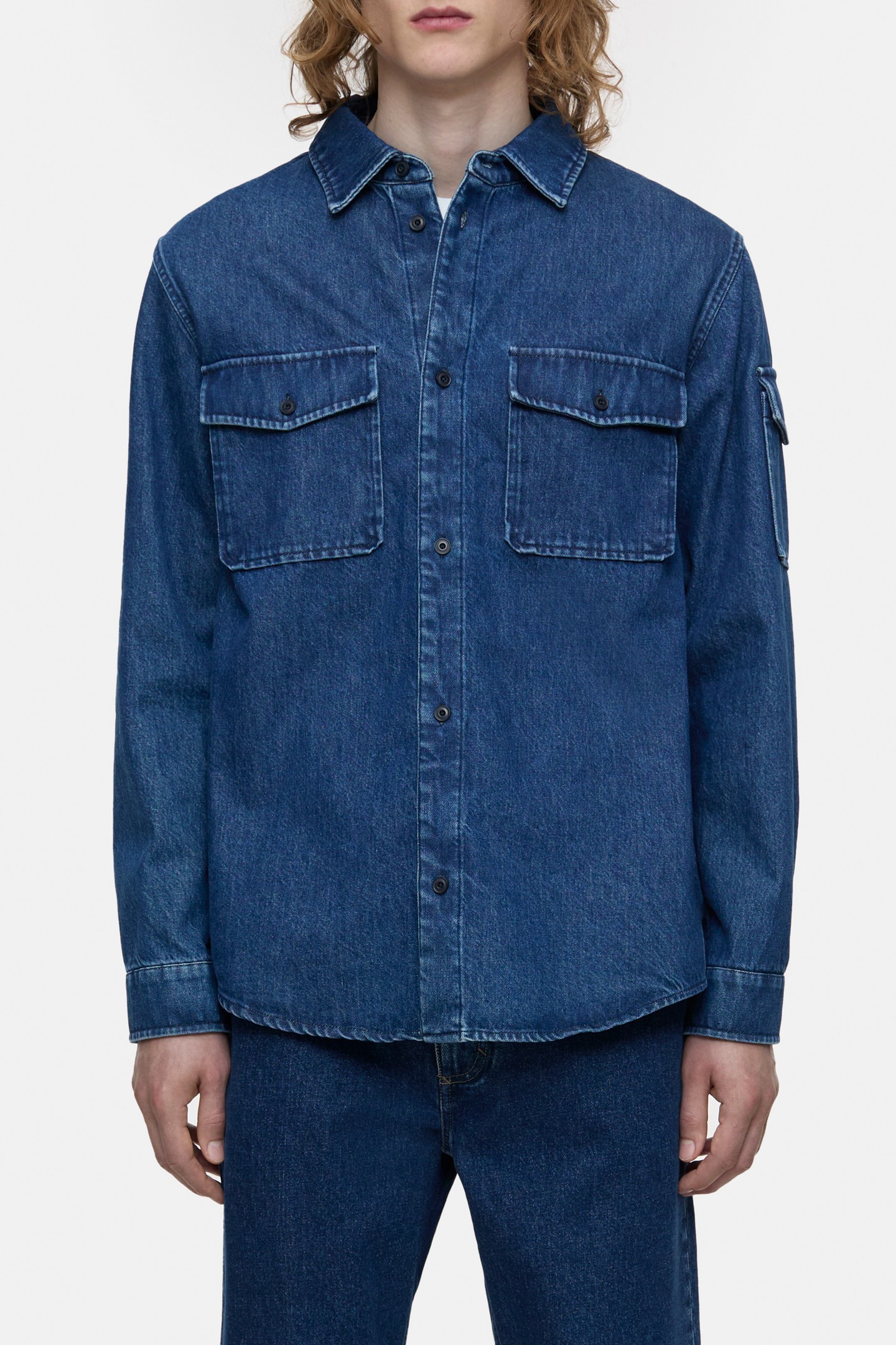 ARMY SHIRT & BLOUSES DARK BLUE 4