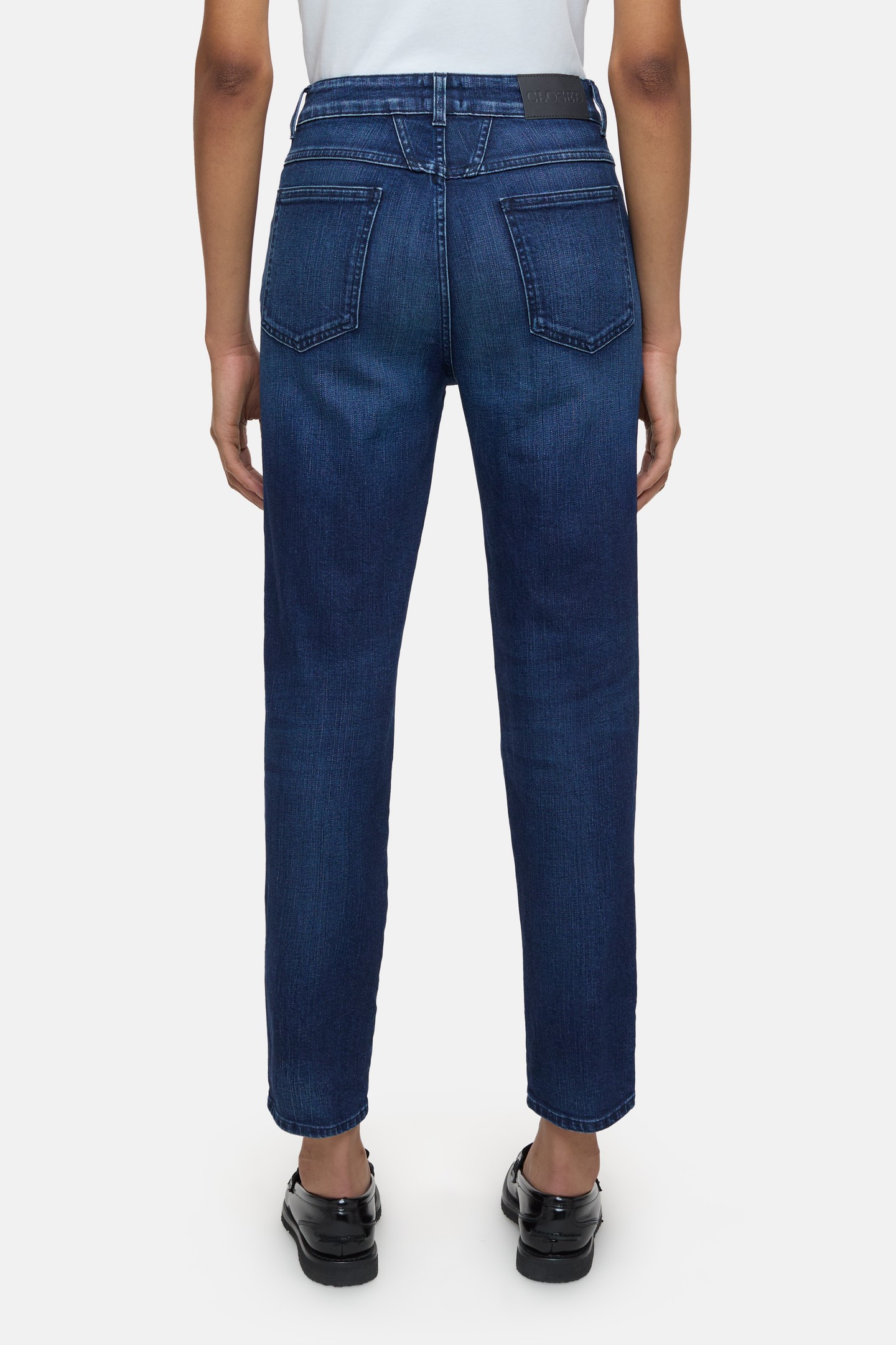 PEDAL PUSHER JEANS DARK BLUE 2