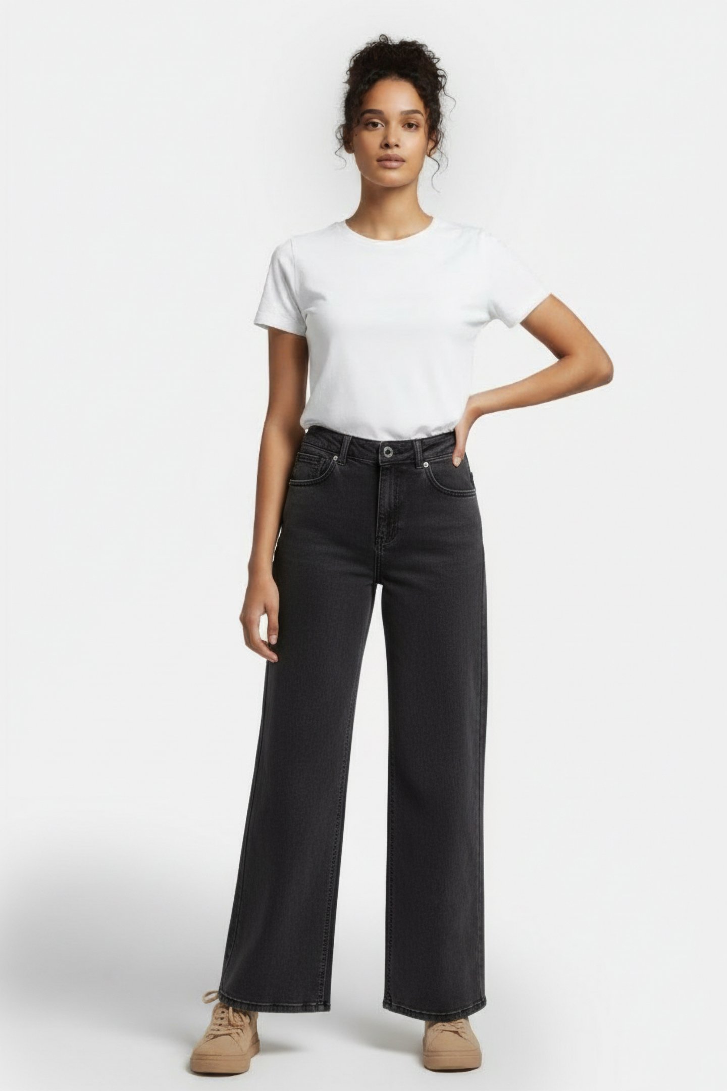 JEANS-HOSE GREY DENIM 1