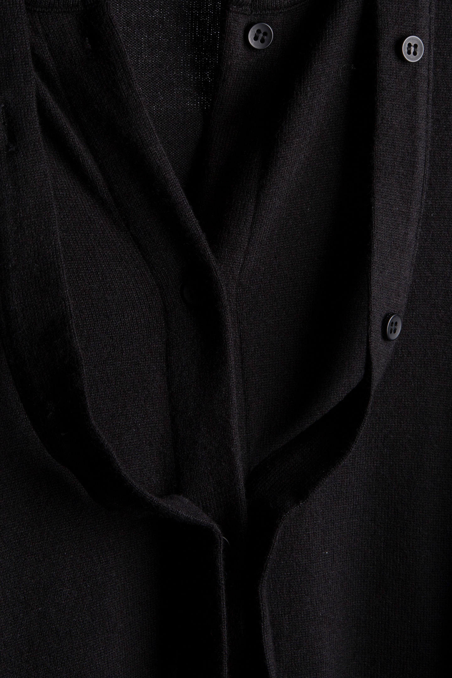 OTTOLINGER – DOUBLE CLOSURE KNIT CARDIGAN BLACK 4