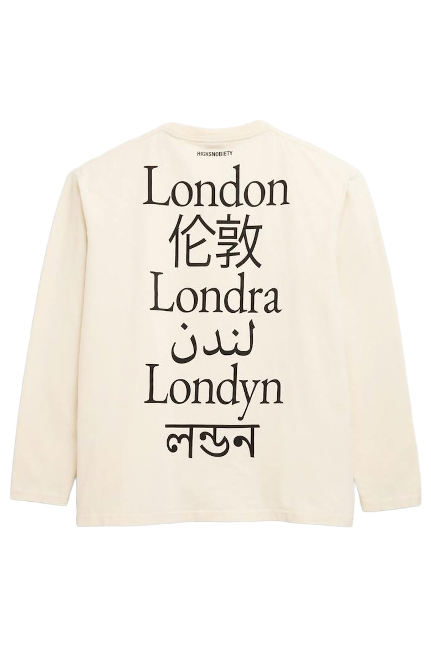 HIGHSNOBIETY – LONDON LANGUAGE T-SHIRT 5
