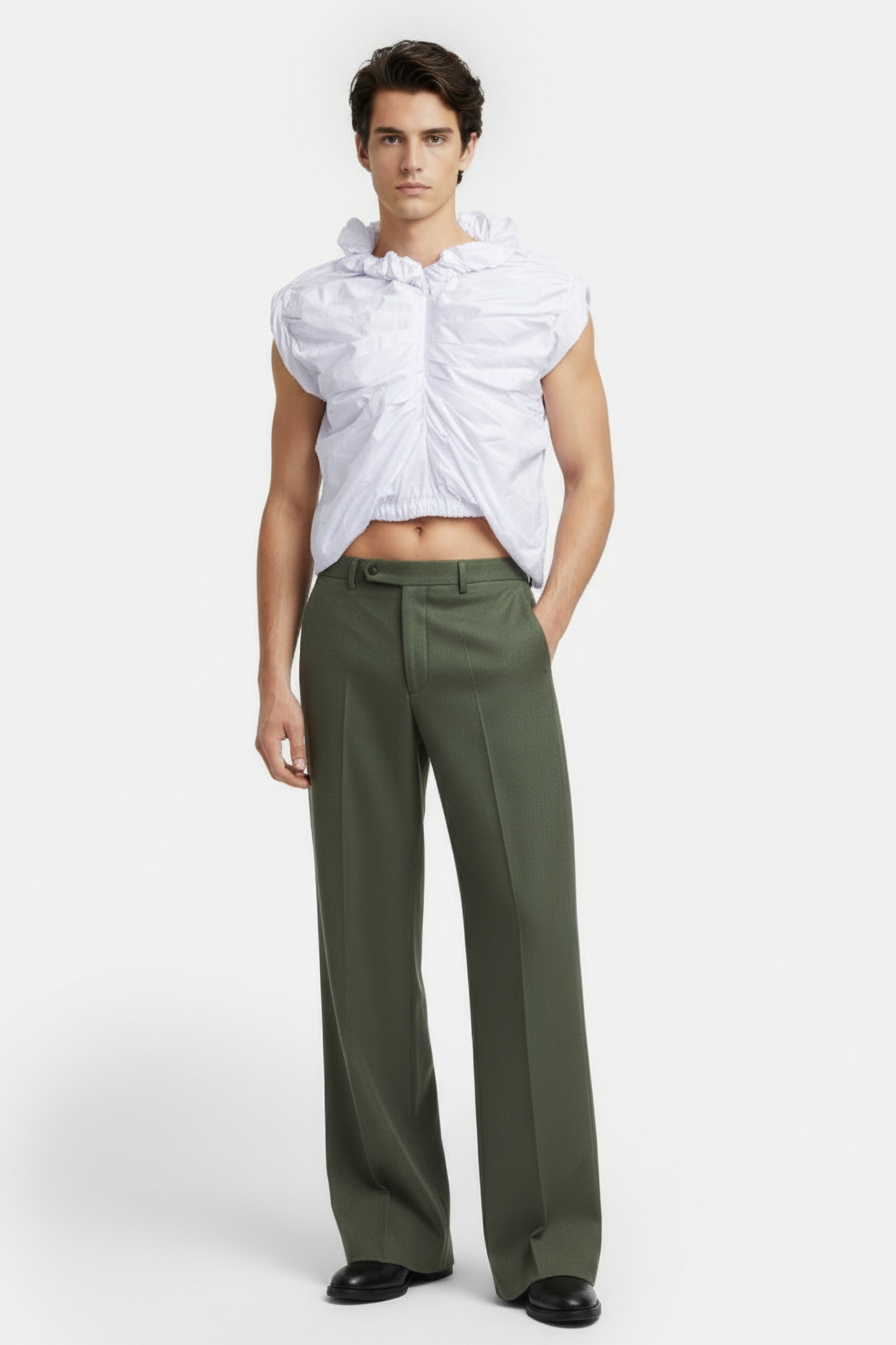 ETRE – NYLON SHIRT WHITE 1