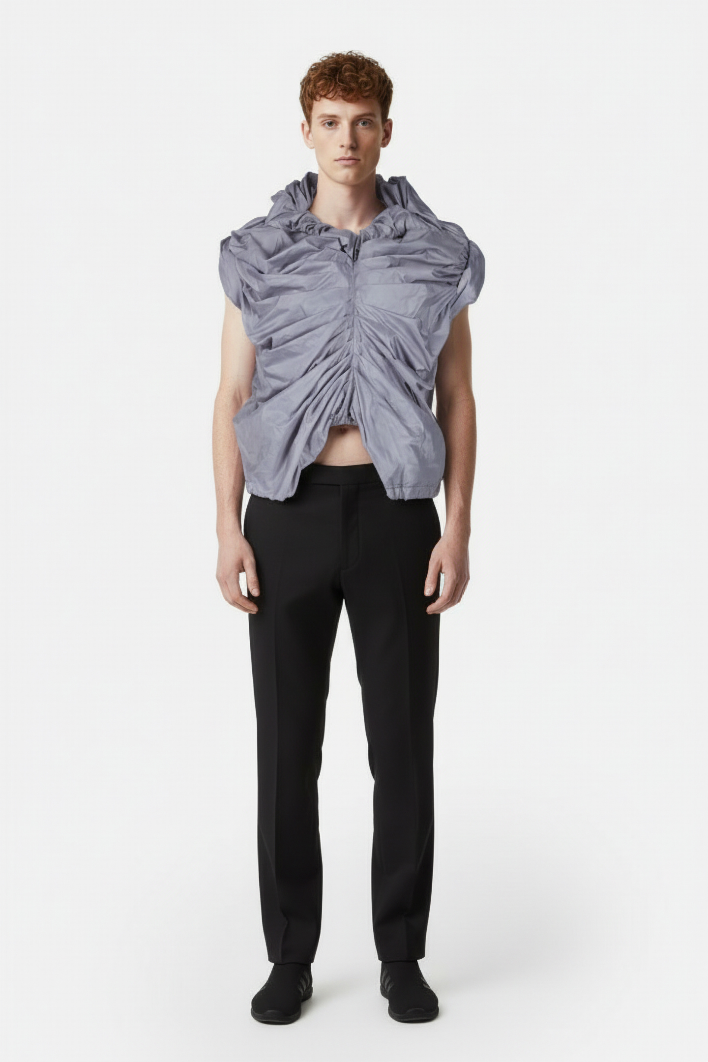 ETRE – NYLON SHIRT LIGHT BLUE/GREY 1