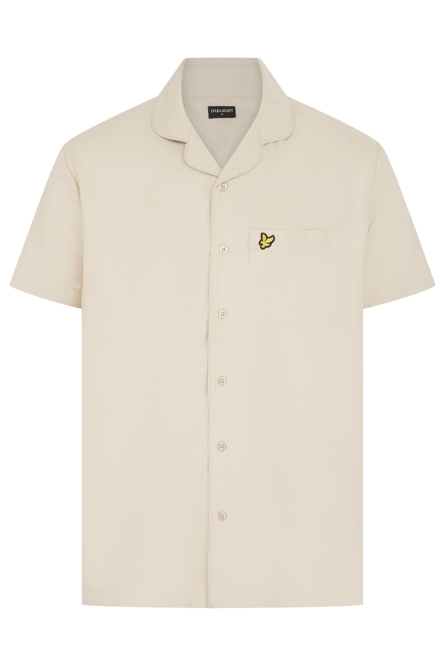 REMMINGTON SHORT SLEEVE FLAX SLEEP SUIT PUMICE STONE 2