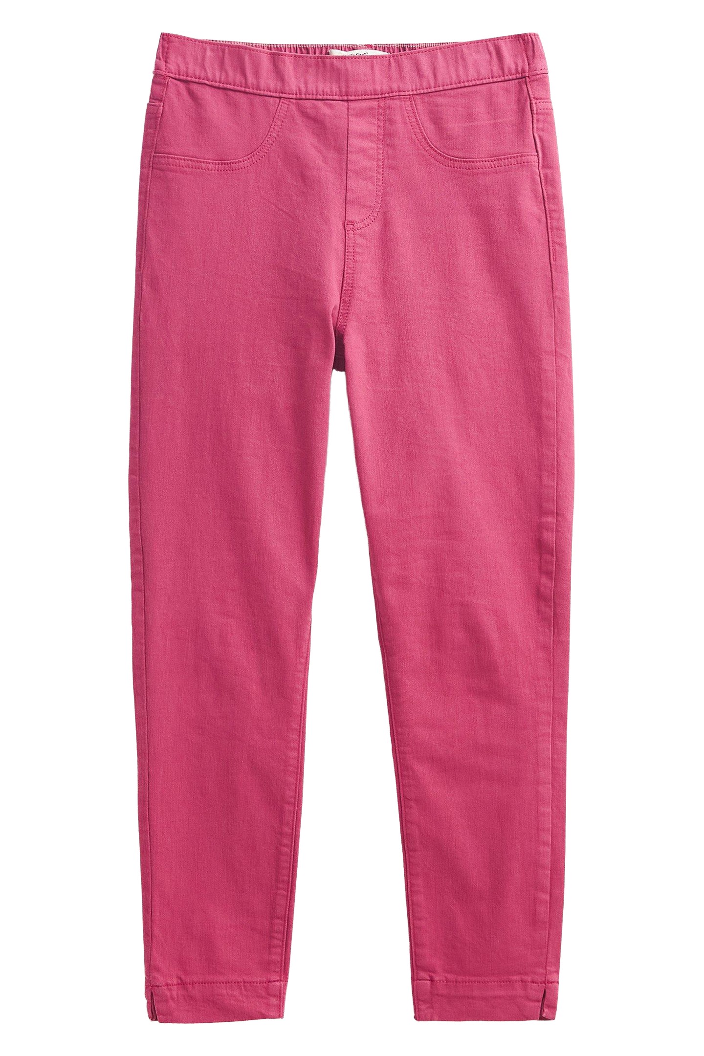 JANEY CROP JEGGING DARK PINK 1