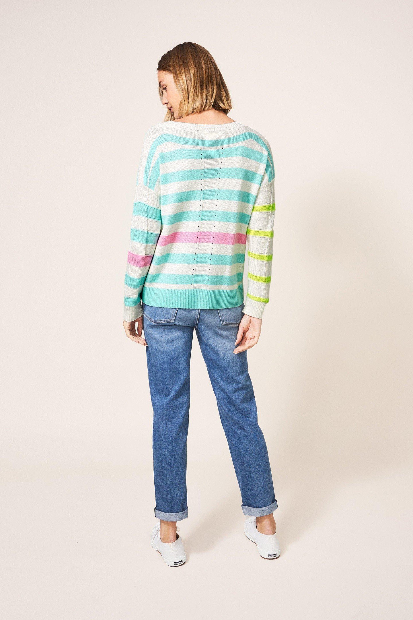 TILLY JUMPER WHITE MULTI 1