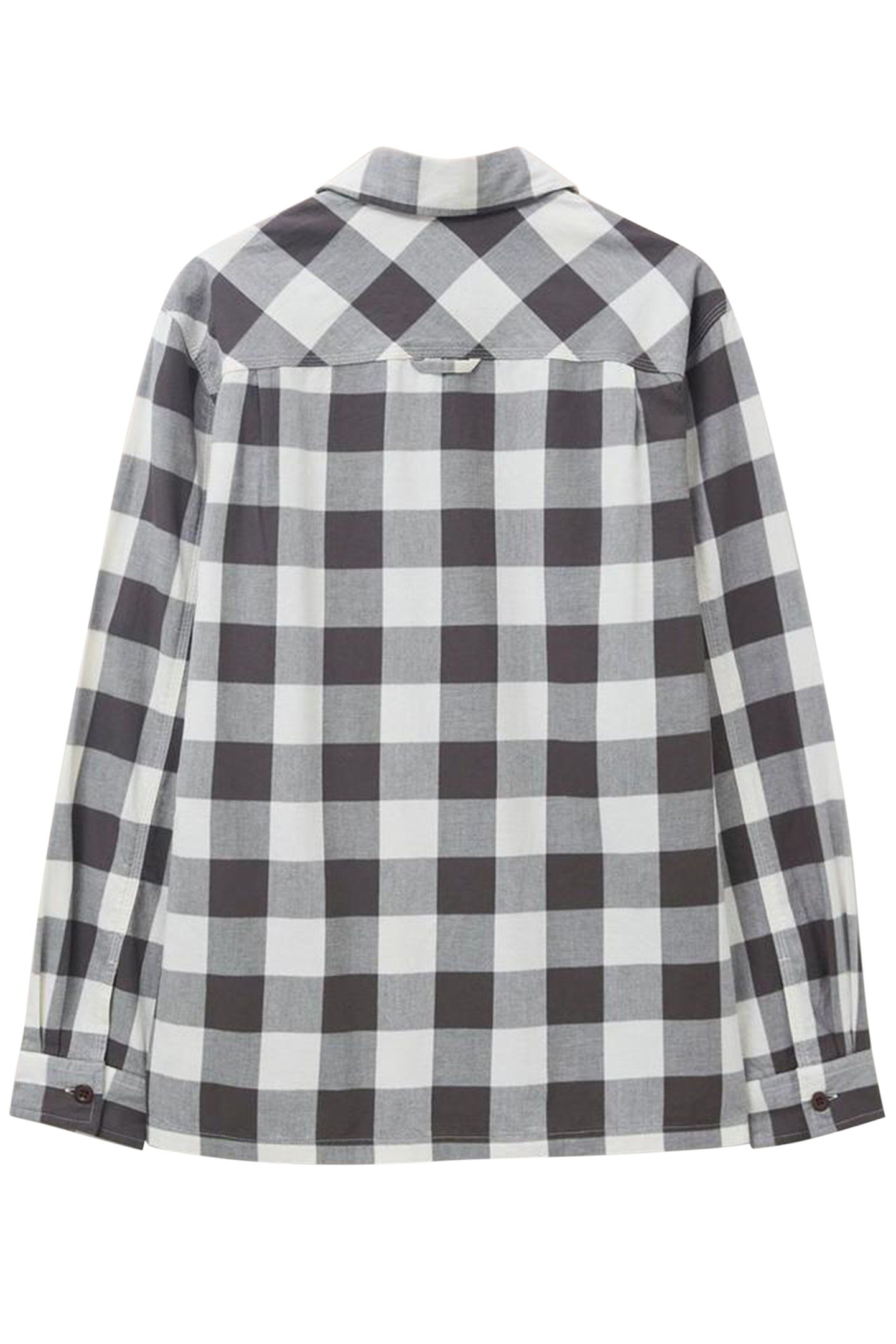 BUFFALO TWILL CHECK SHIRT MID RED 7