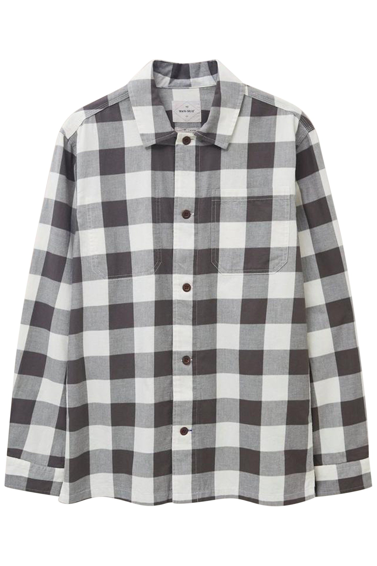BUFFALO TWILL CHECK SHIRT MID RED 9