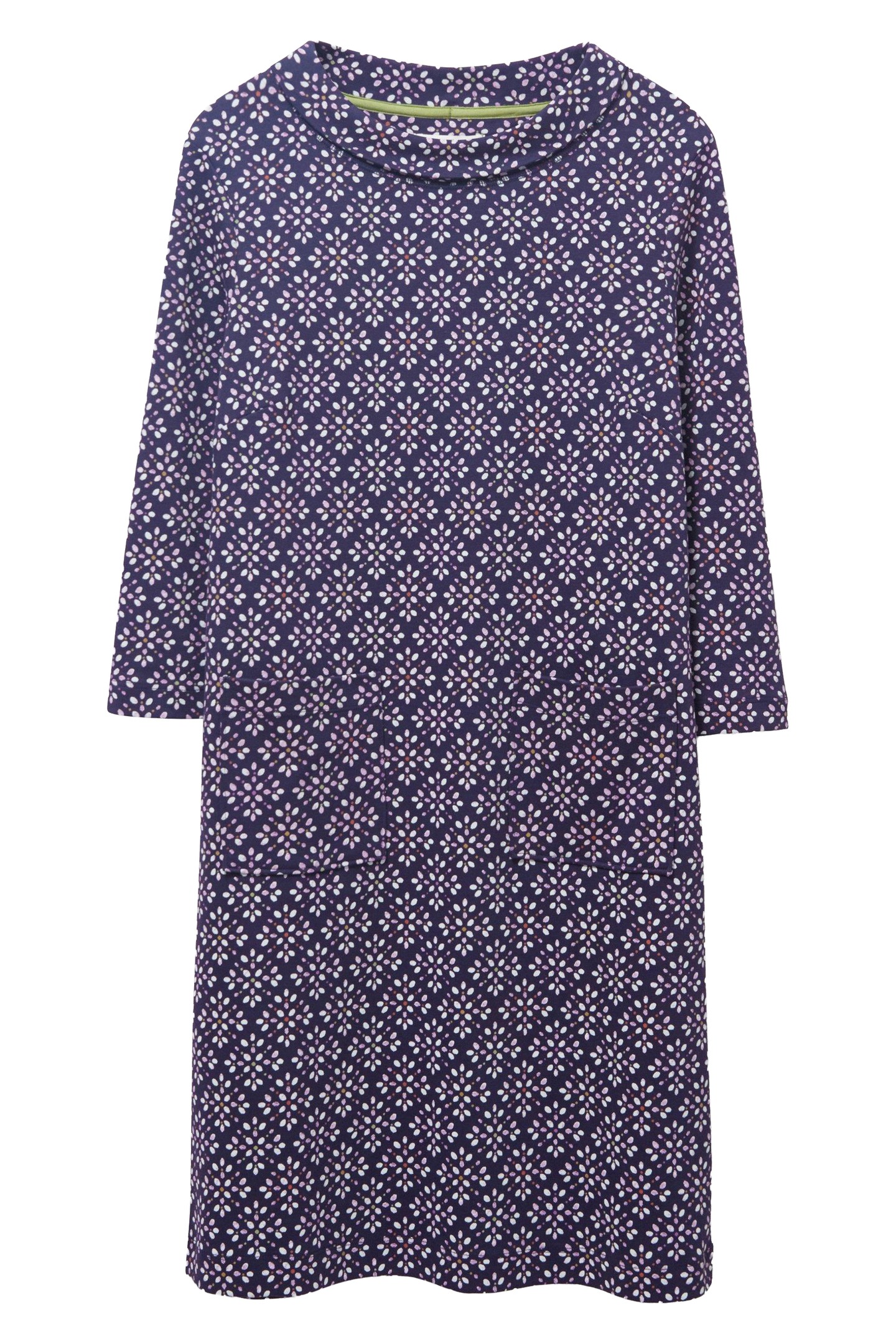 ANNA DRESS NAVY MULTI 3