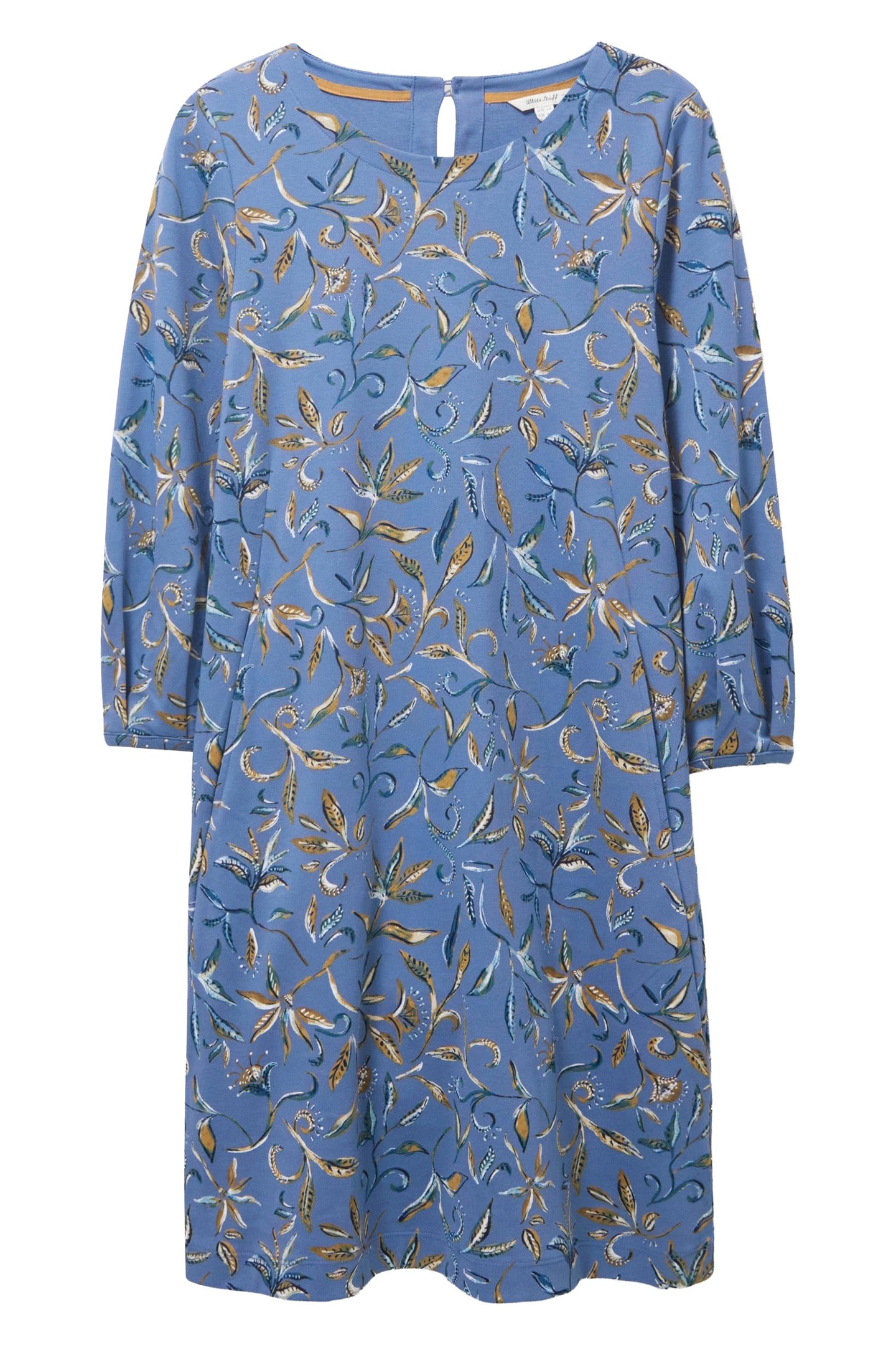 NEVE DRESS BLUE MULTI 3