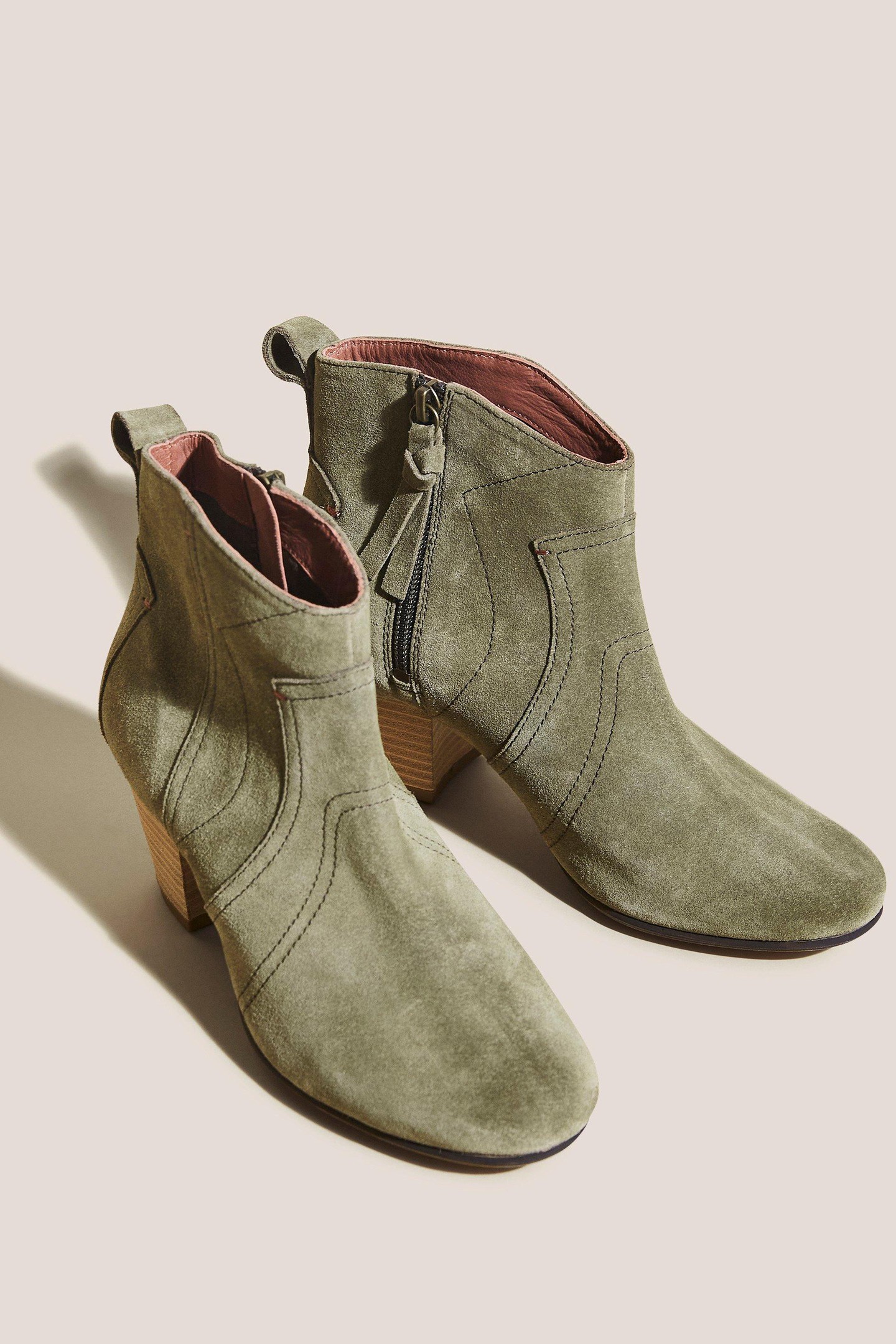 WILHELMINA WESTERN BOOT KHAKI GREEN 2