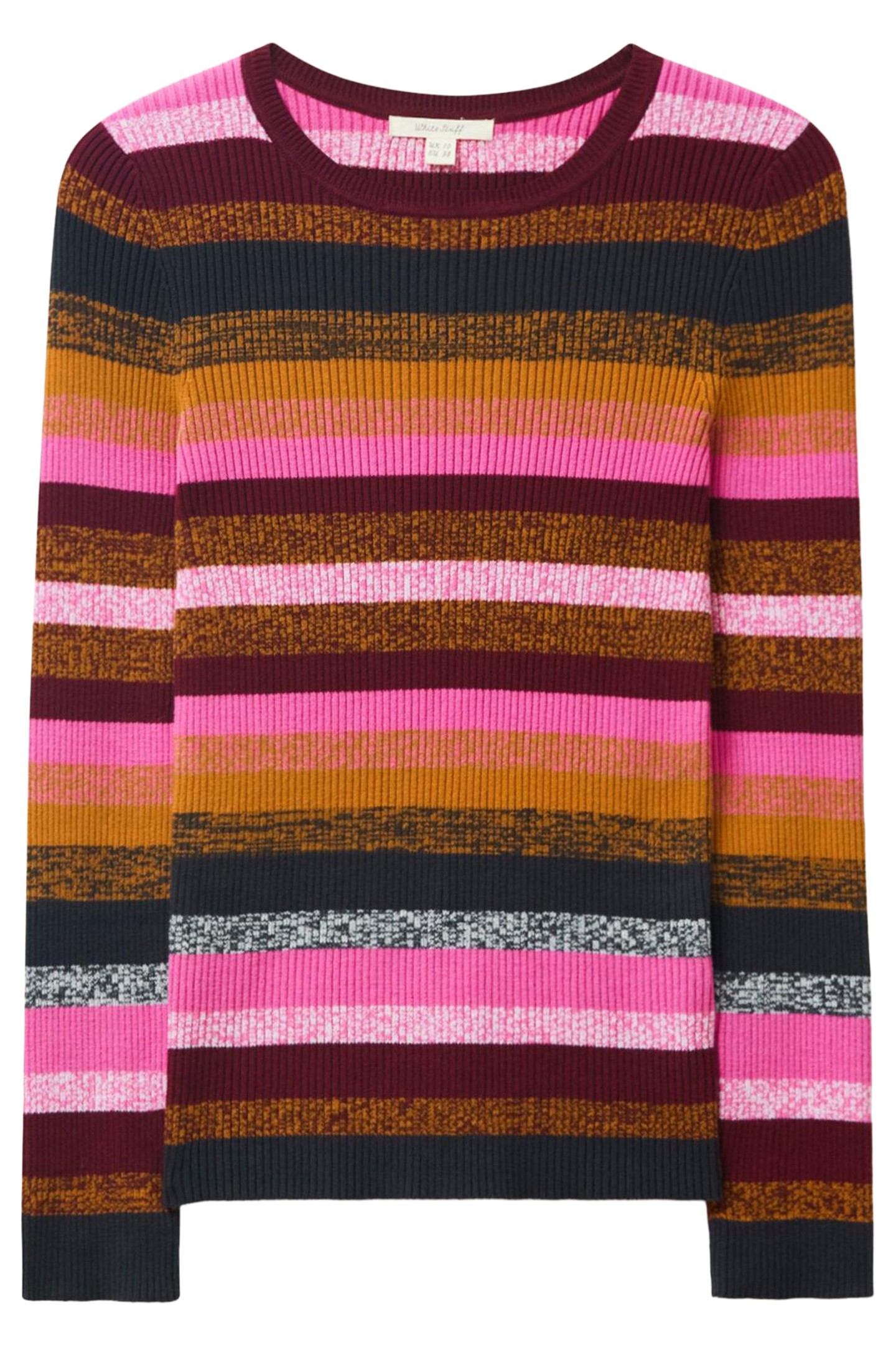 SKINNY RIB JUMPER PINK MULTI 2
