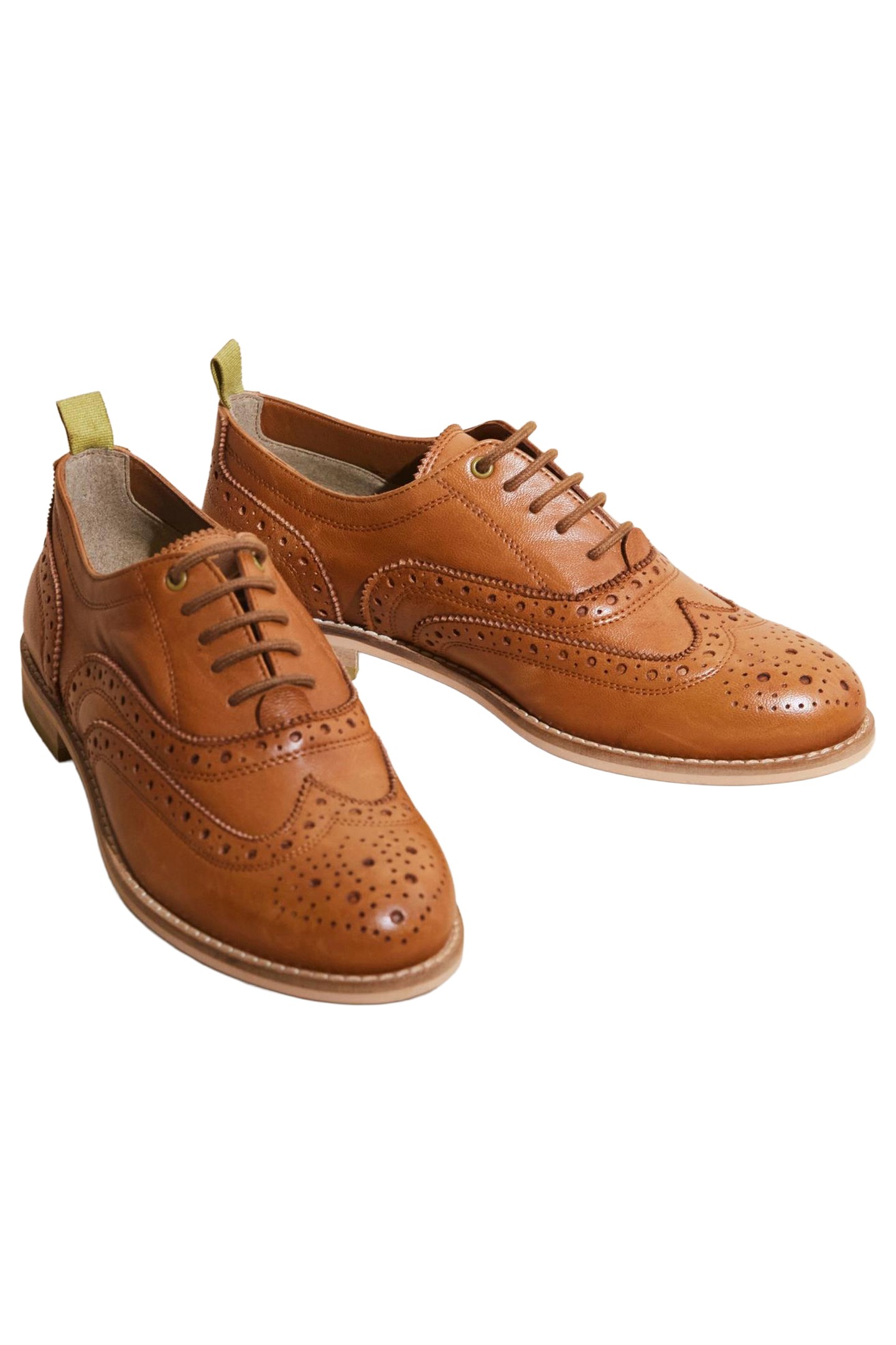 THISTLE LACE UP BROGUE MID TAN 4