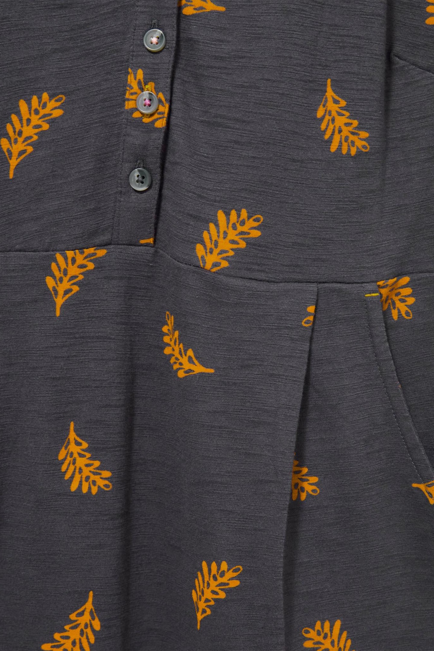 TAMMY COTTON JERSEY DRESS GREY MULTI 4