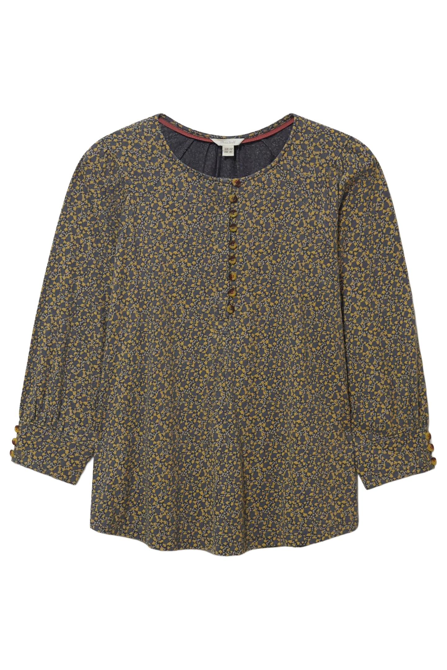 ANGELISE TOP BUTTON THROUGH GREY MULTI 3