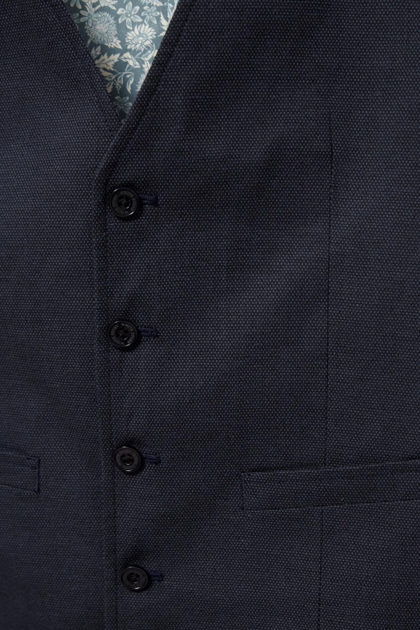 ABBOTT LINEN WAISTCOAT FRENCH NAVY 4