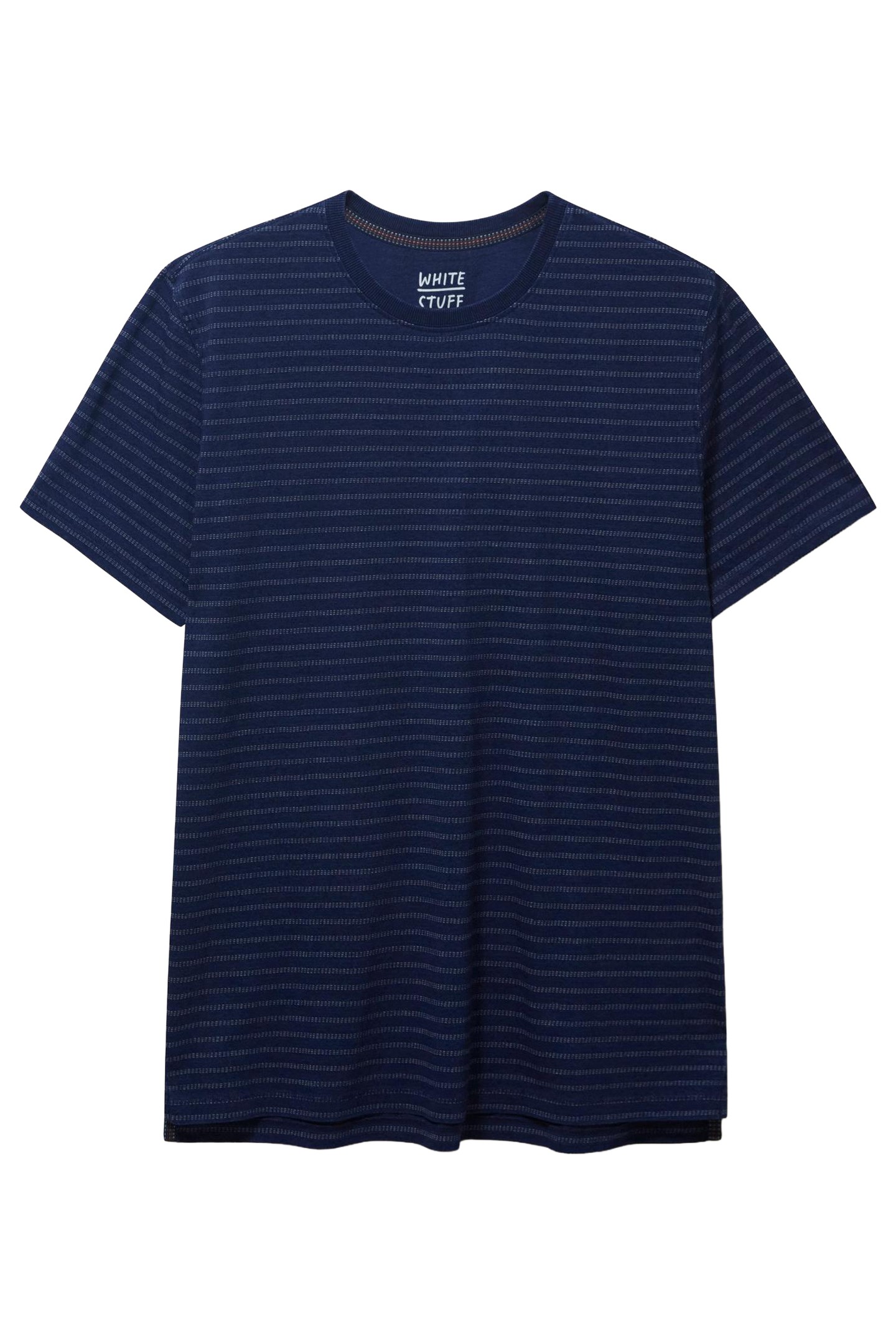 INTEREST INDIGO STRIPE TEE INDIGO BLUE 3