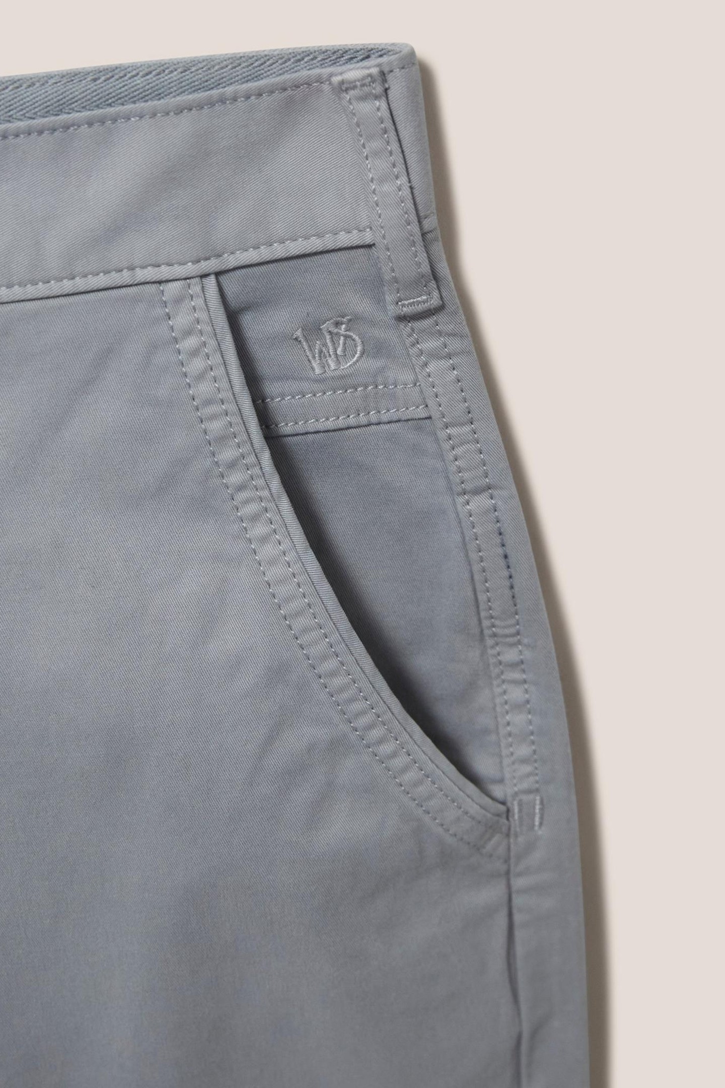 SUTTON SLIM FIT CHINO SHORT LIGHT GREY 4