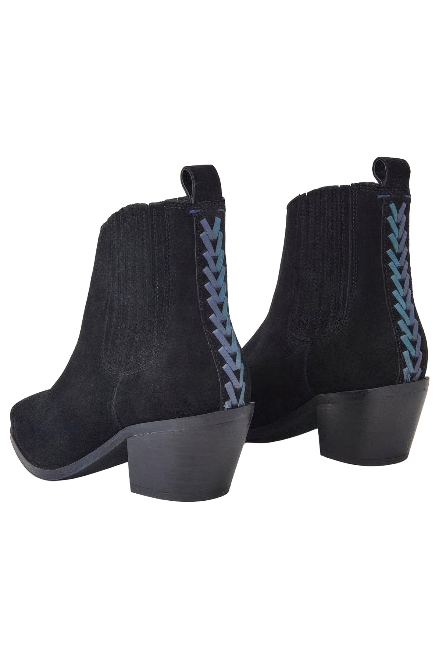 CHERRY SUEDE ANKLE BOOT PURE BLACK 3