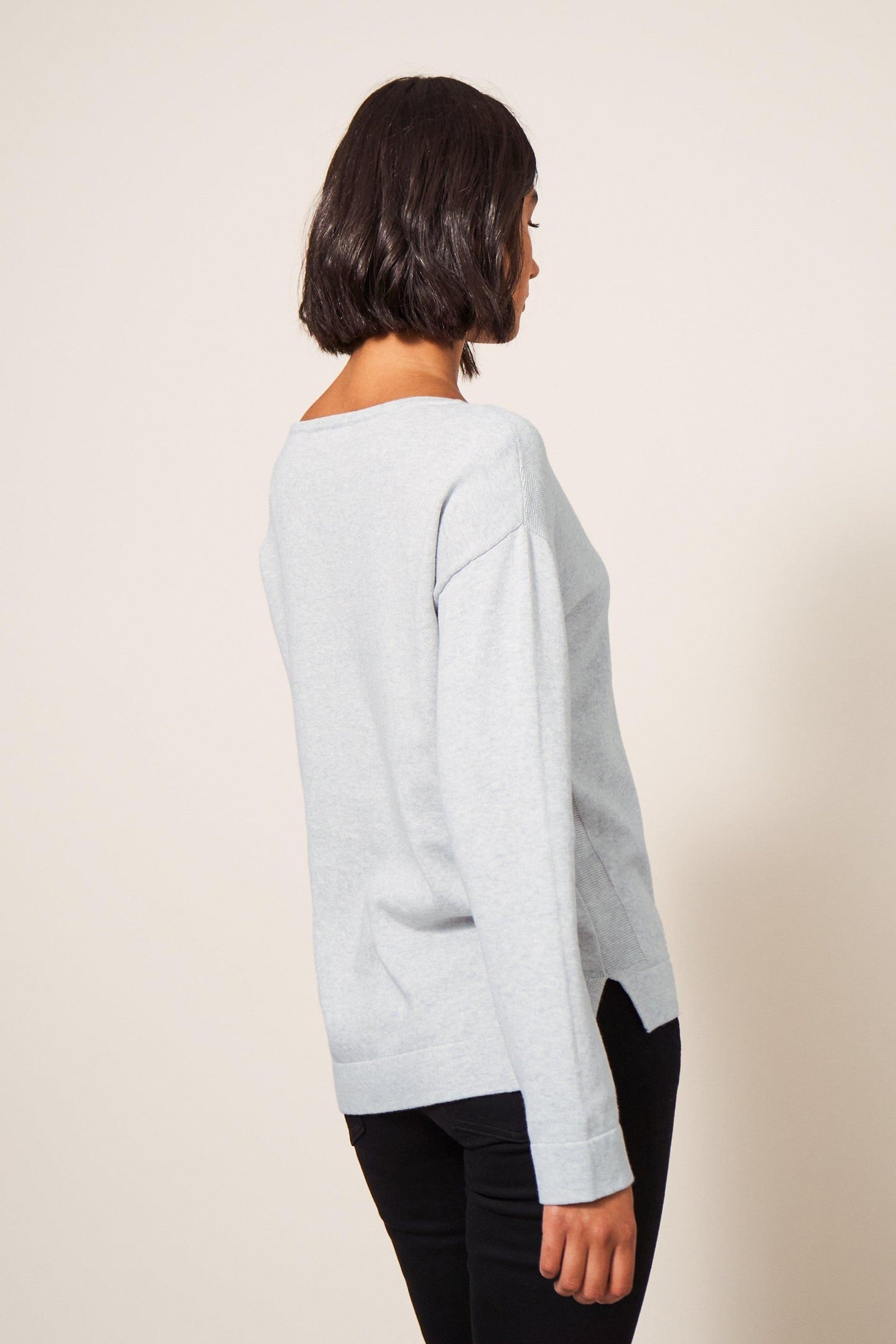 OPHIA JUMPER LIGHT GREY 1