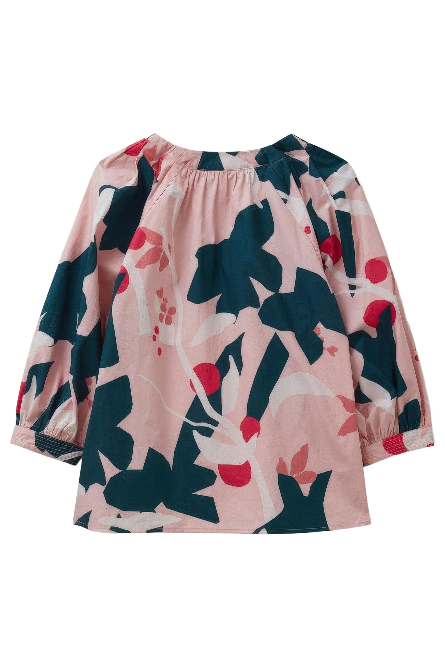 JEMIMA COTTON TOP PINK MULTI 1