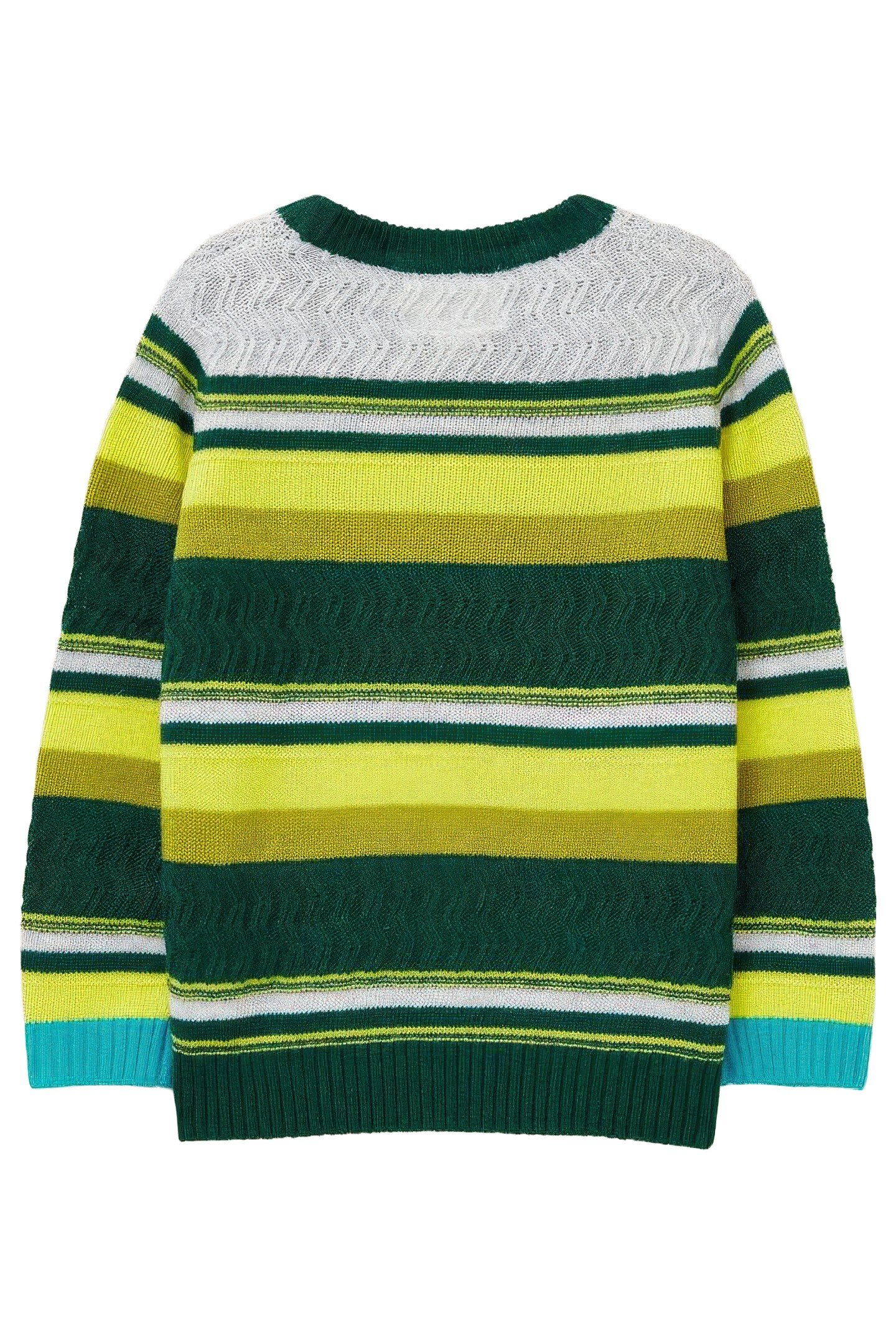 STRIPE JUMPER GREEN MULTI 1