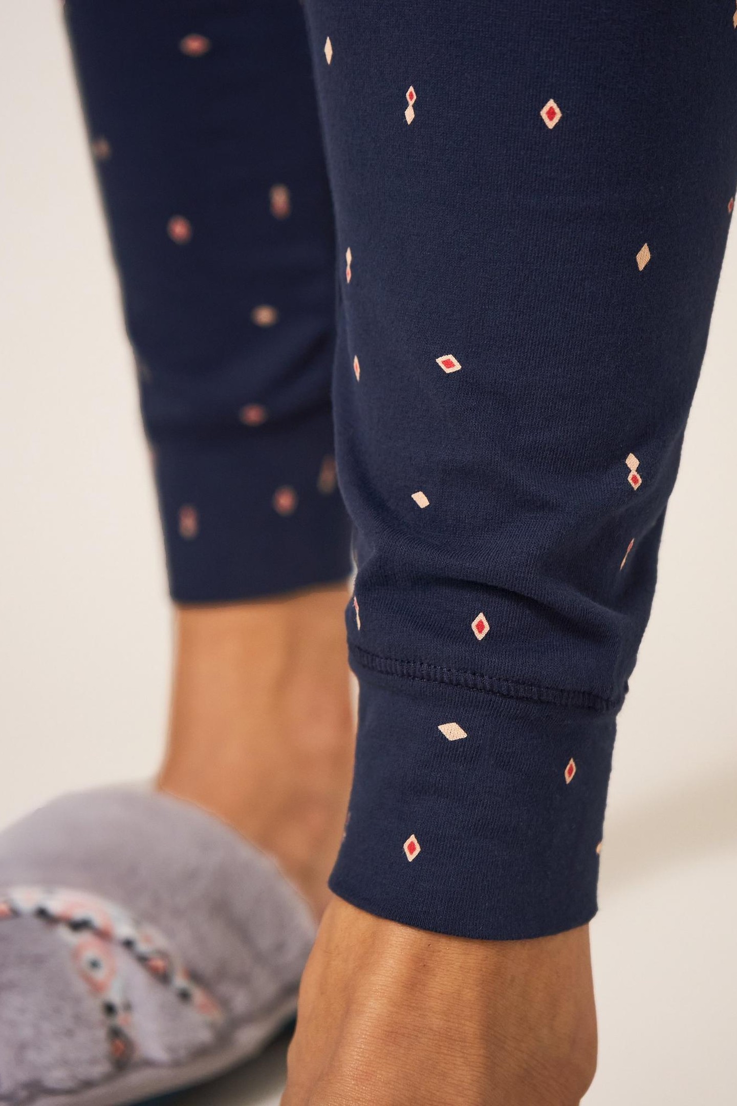 SELENA JERSEY LEGGING NAVY MULTI 4