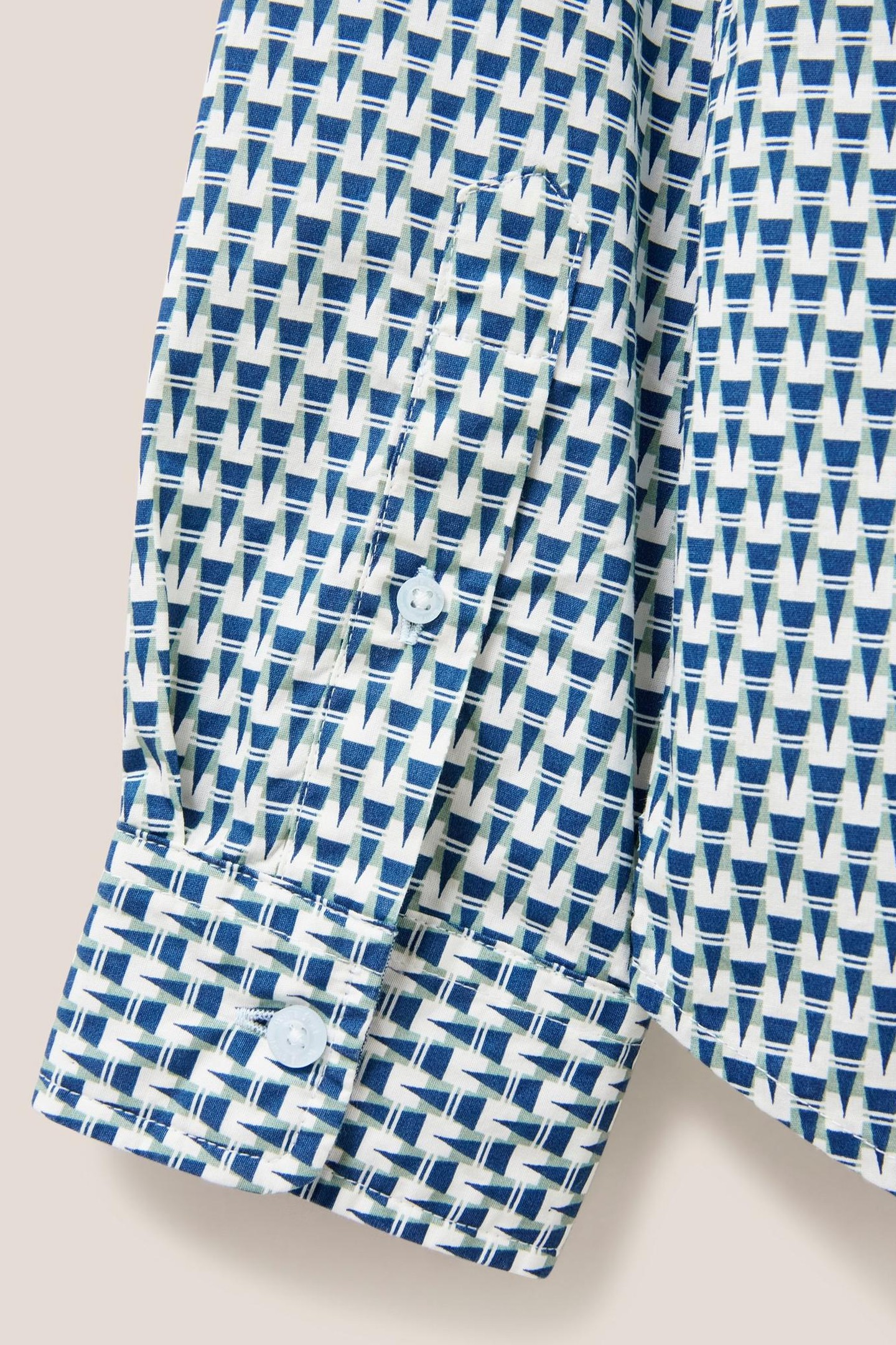 GEO ABSTRACT PRINTED SHIRT BLUE PRINT 4