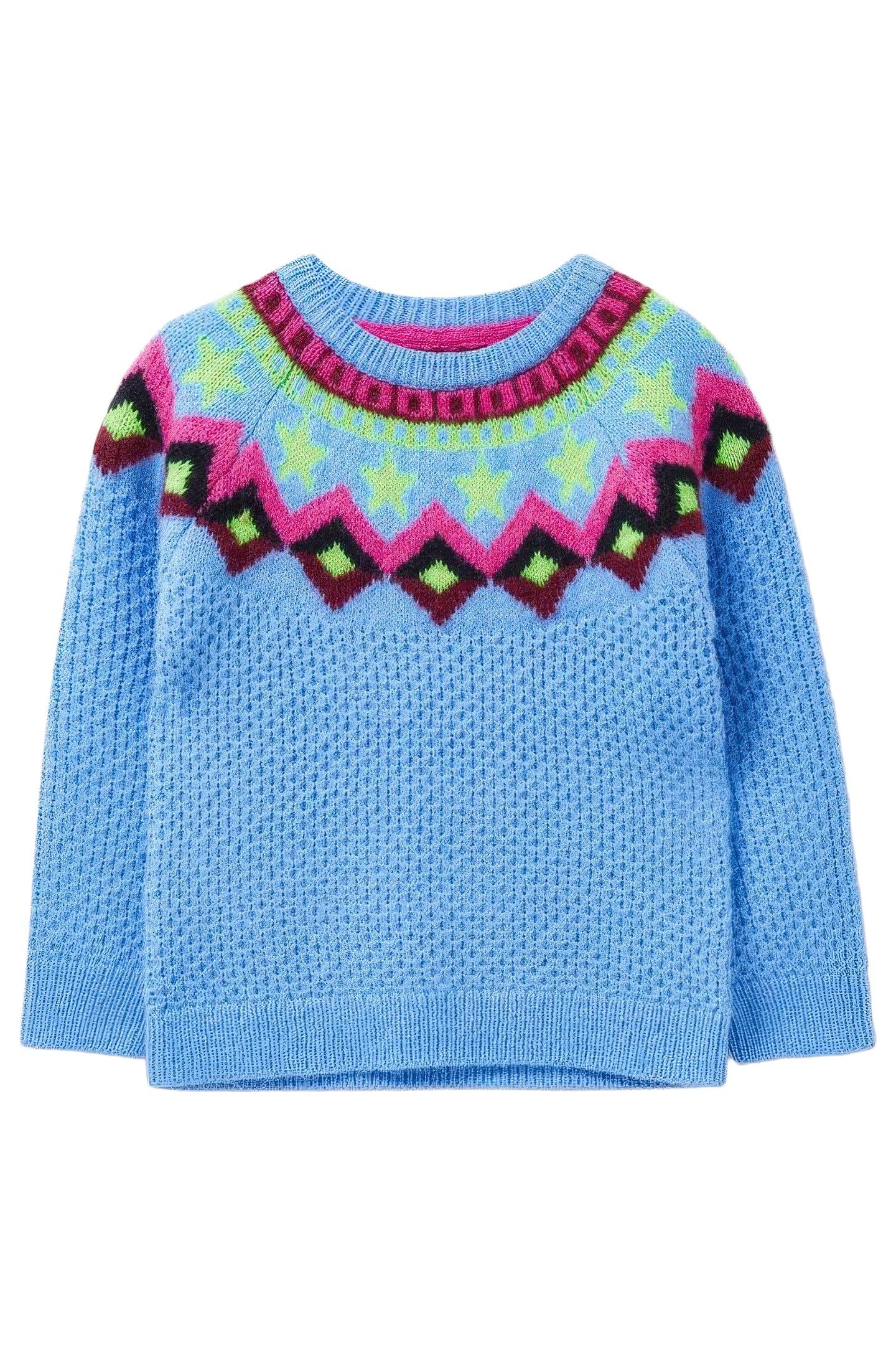 FAIRISLE JUMPER BLUE MULTI 5