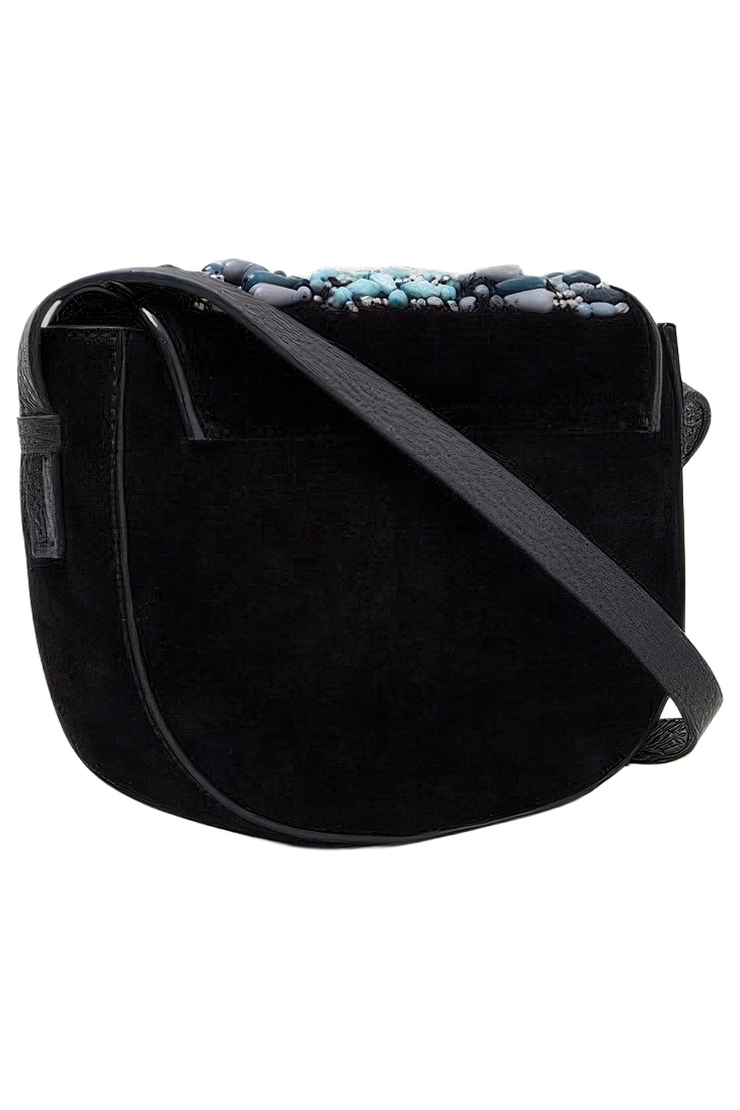 BLAIR SUEDE EMBELLISHED BAG NAVY MULTI 2
